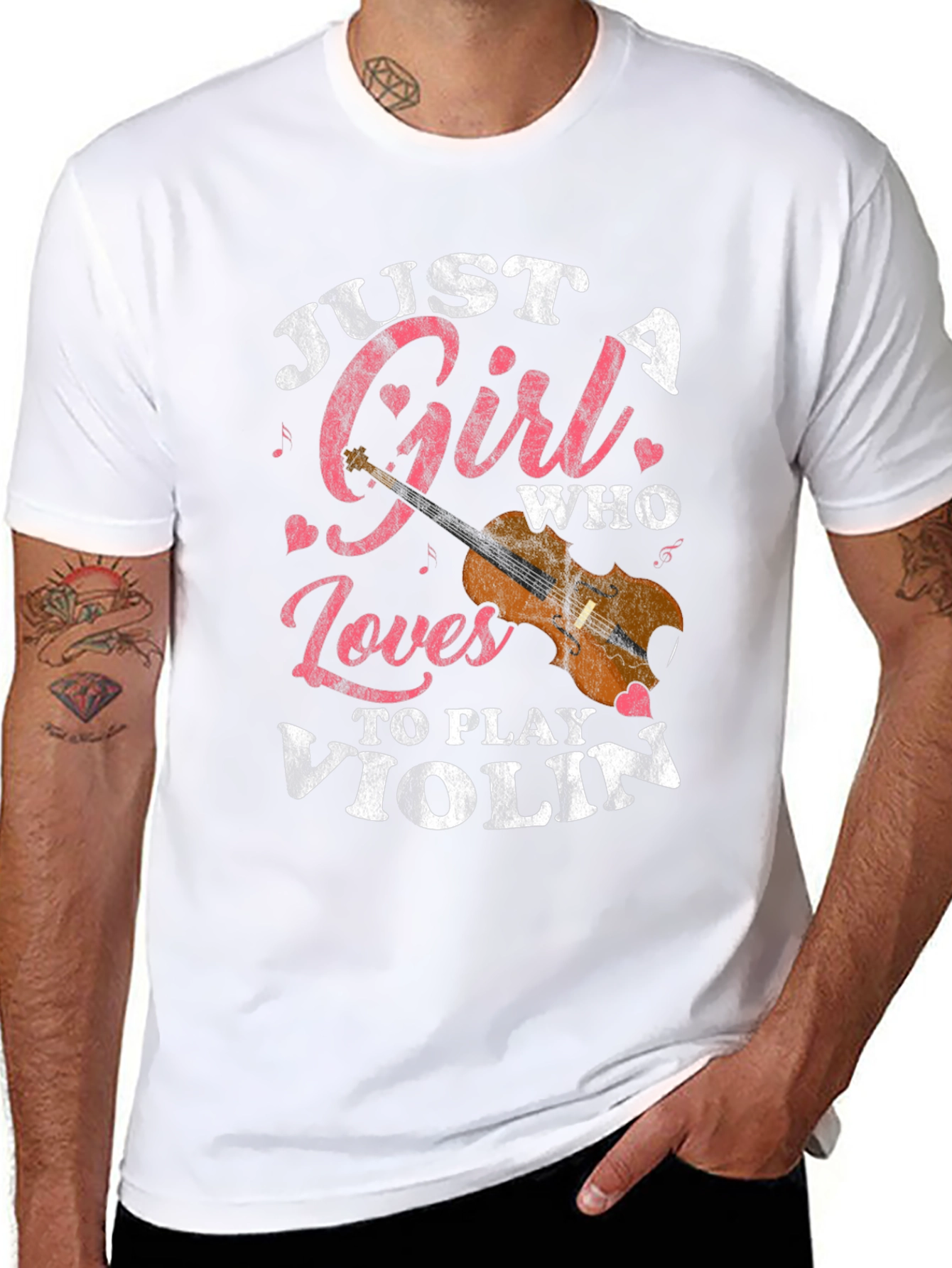 Just A Girl Who Loves To Play Violin T-Shirt