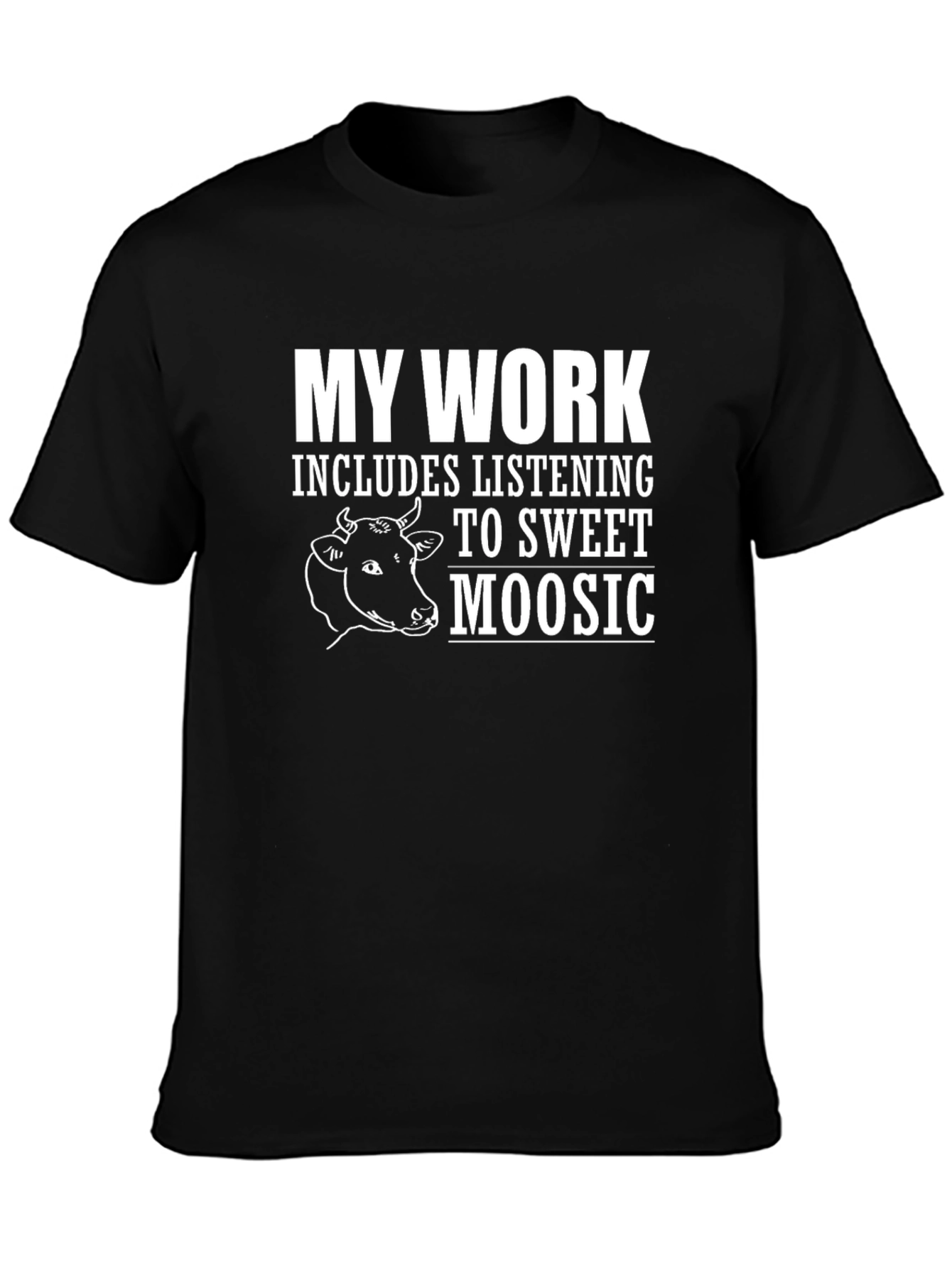 Sweet Moosic T-Shirt | Funny Cow Lover Tee