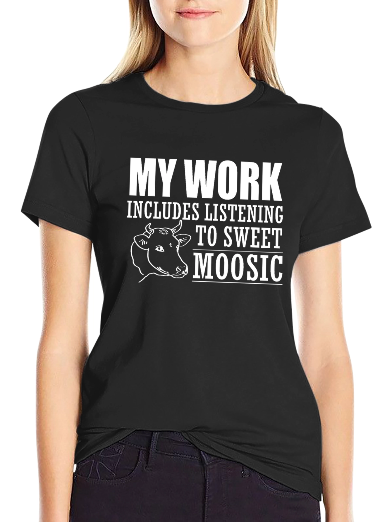 Sweet Moosic T-Shirt | Funny Cow Lover Tee
