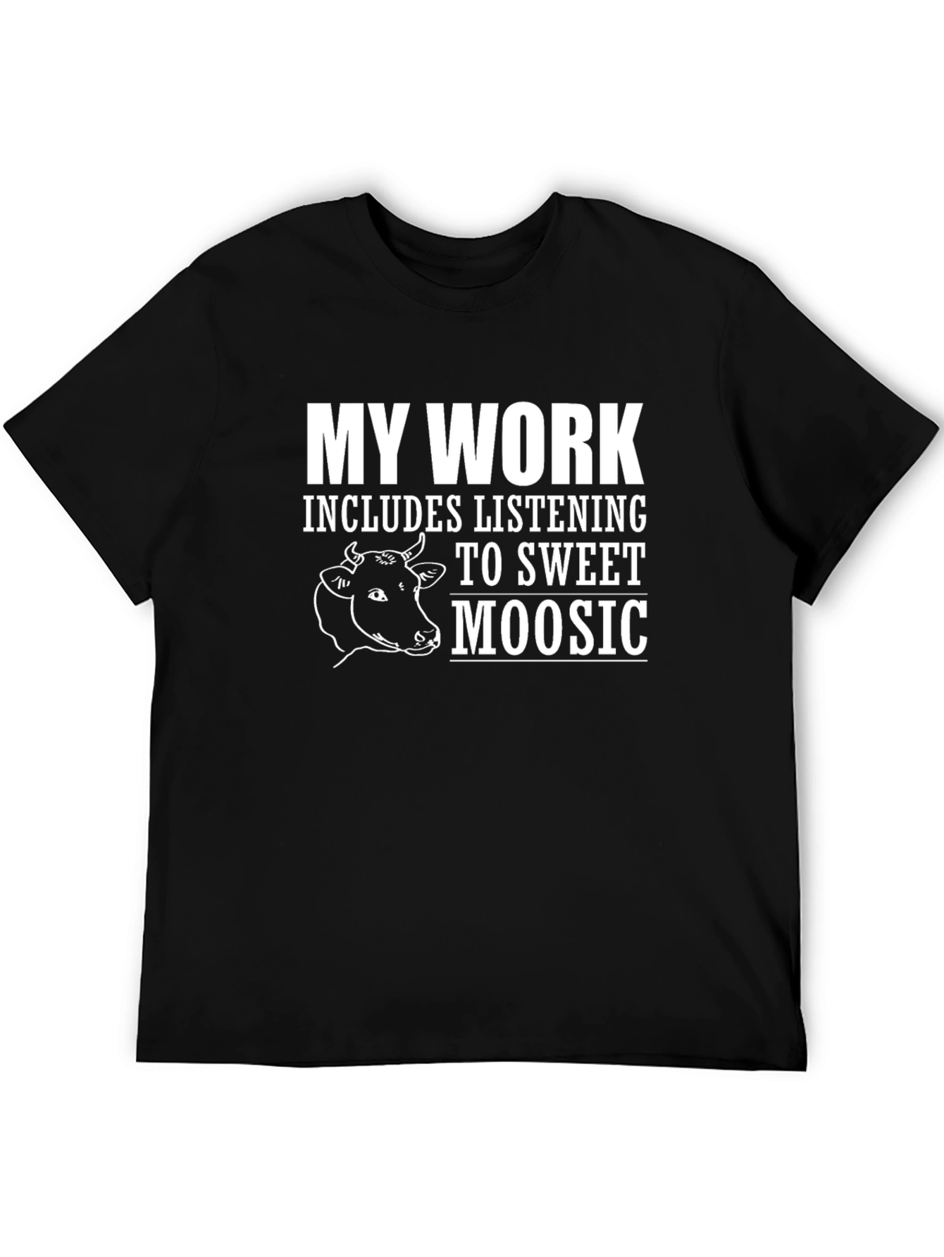Sweet Moosic T-Shirt | Funny Cow Lover Tee