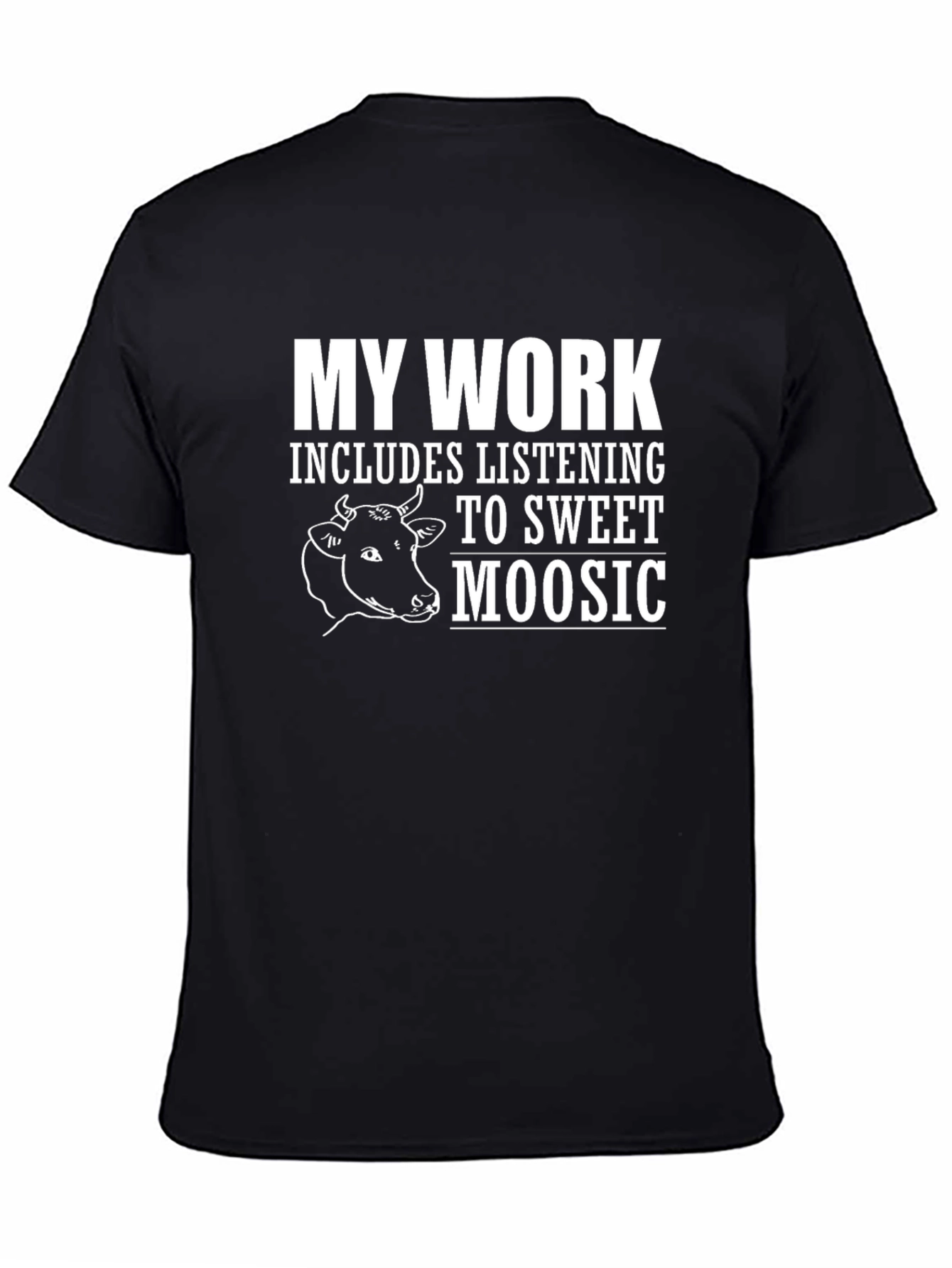 Sweet Moosic T-Shirt | Funny Cow Lover Tee