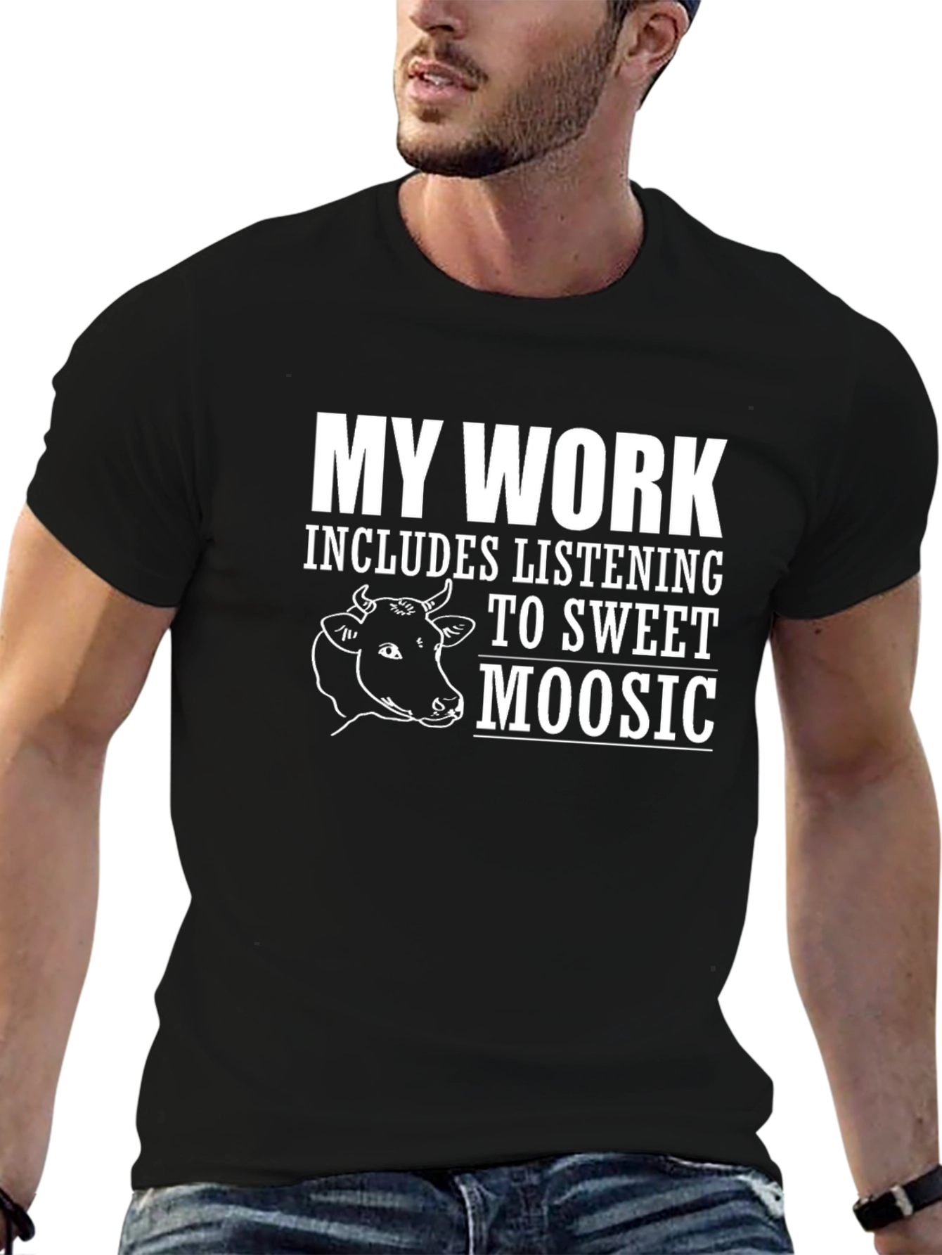 Sweet Moosic T-Shirt | Funny Cow Lover Tee
