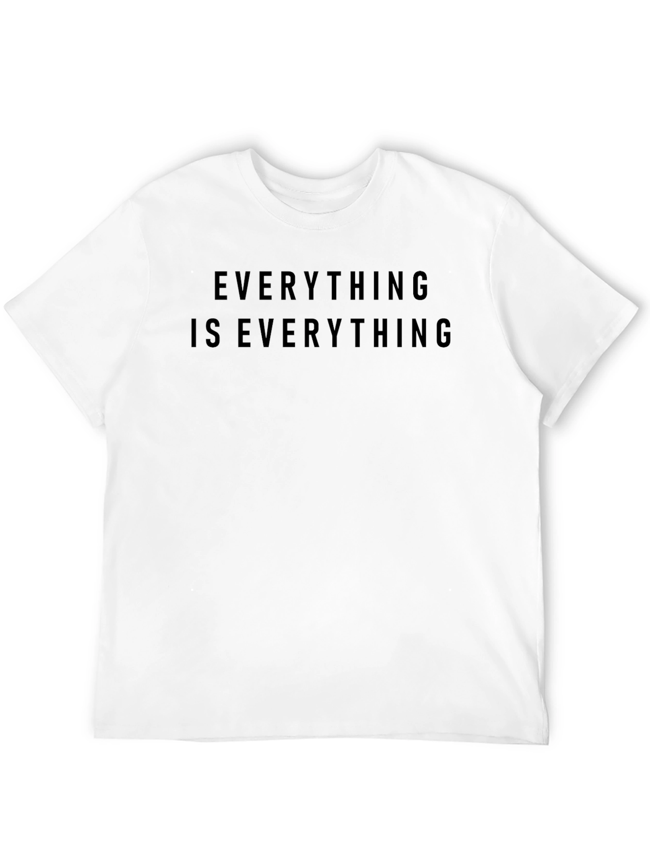 Everything is Everything Black Graphic Tee