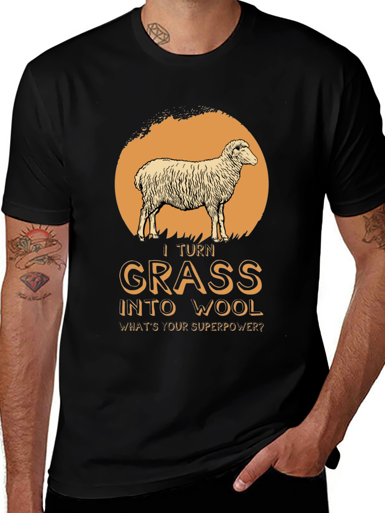 I Turn Grass Into Wool T-Shirt