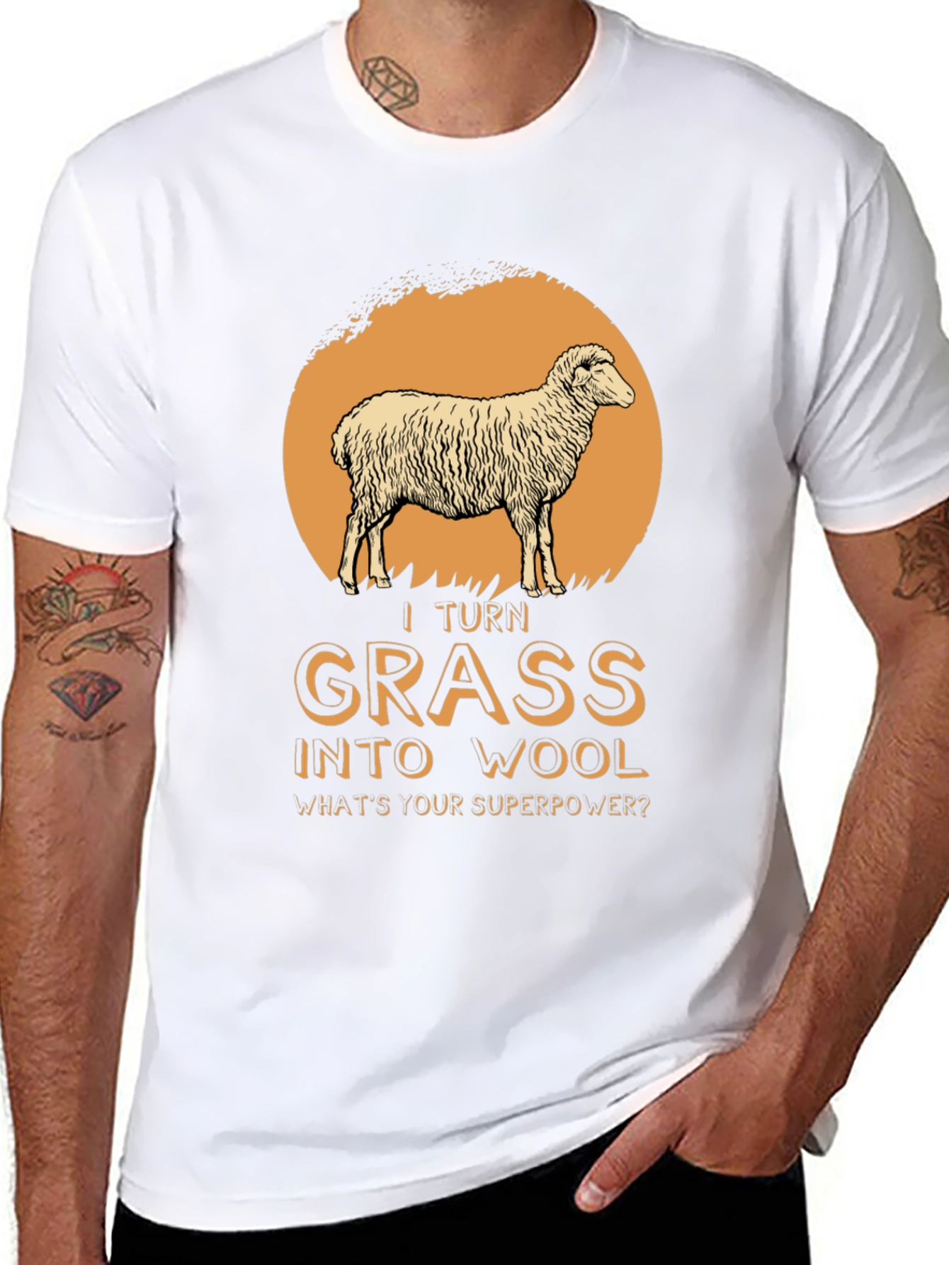 I Turn Grass Into Wool T-Shirt