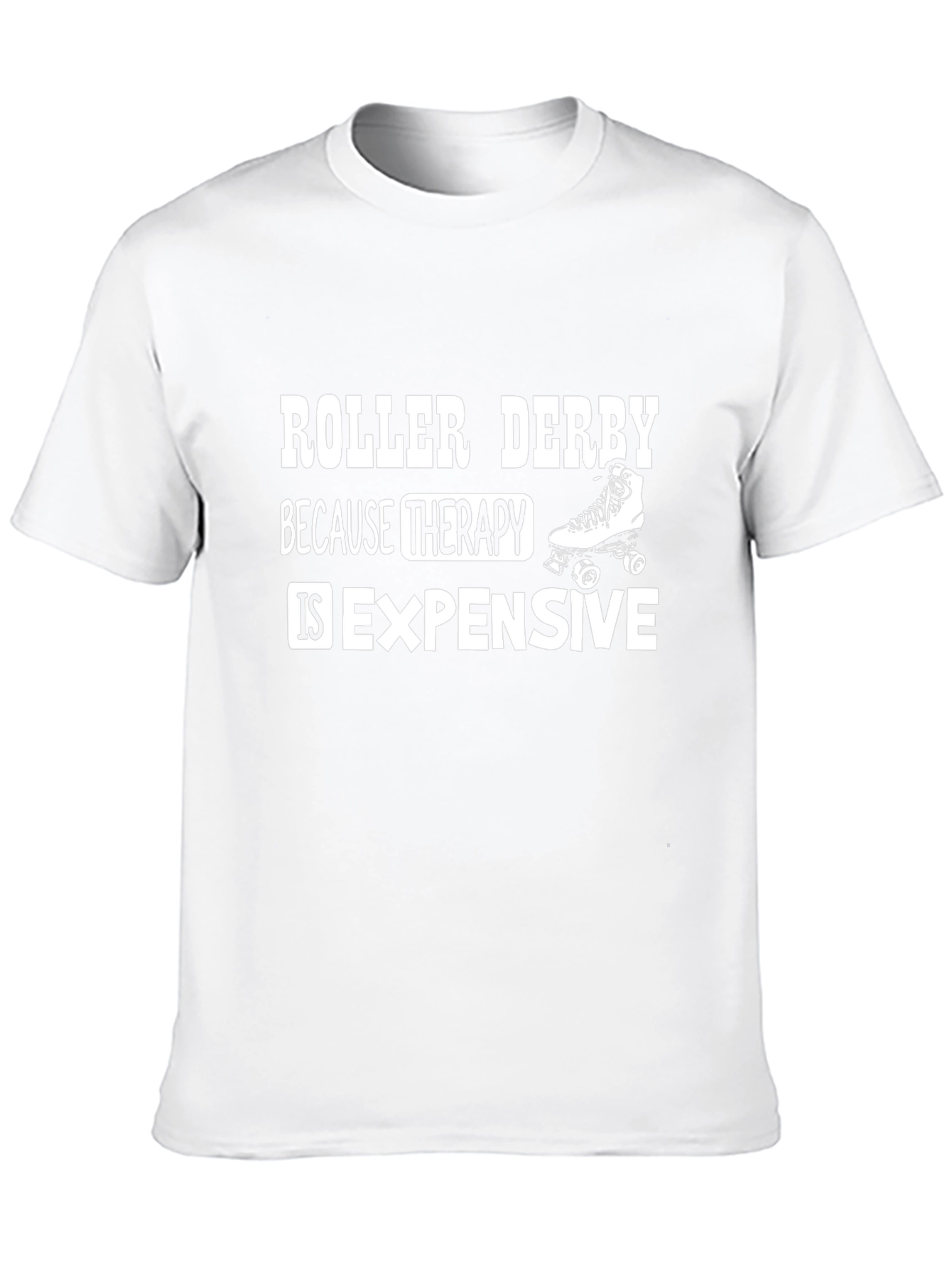 Roller Derby Therapy T-Shirt - Funny Skating Tee