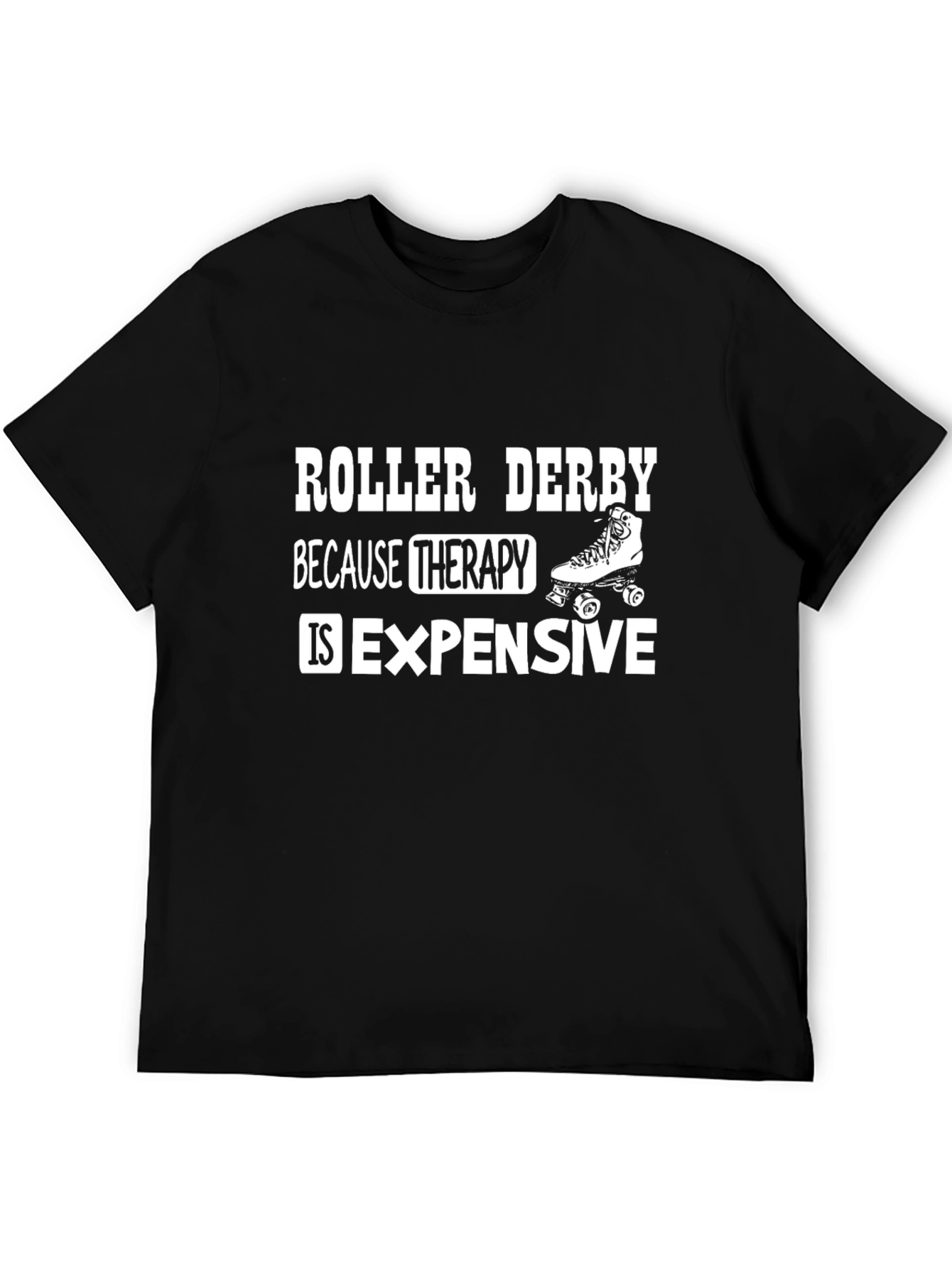 Roller Derby Therapy T-Shirt - Funny Skating Tee