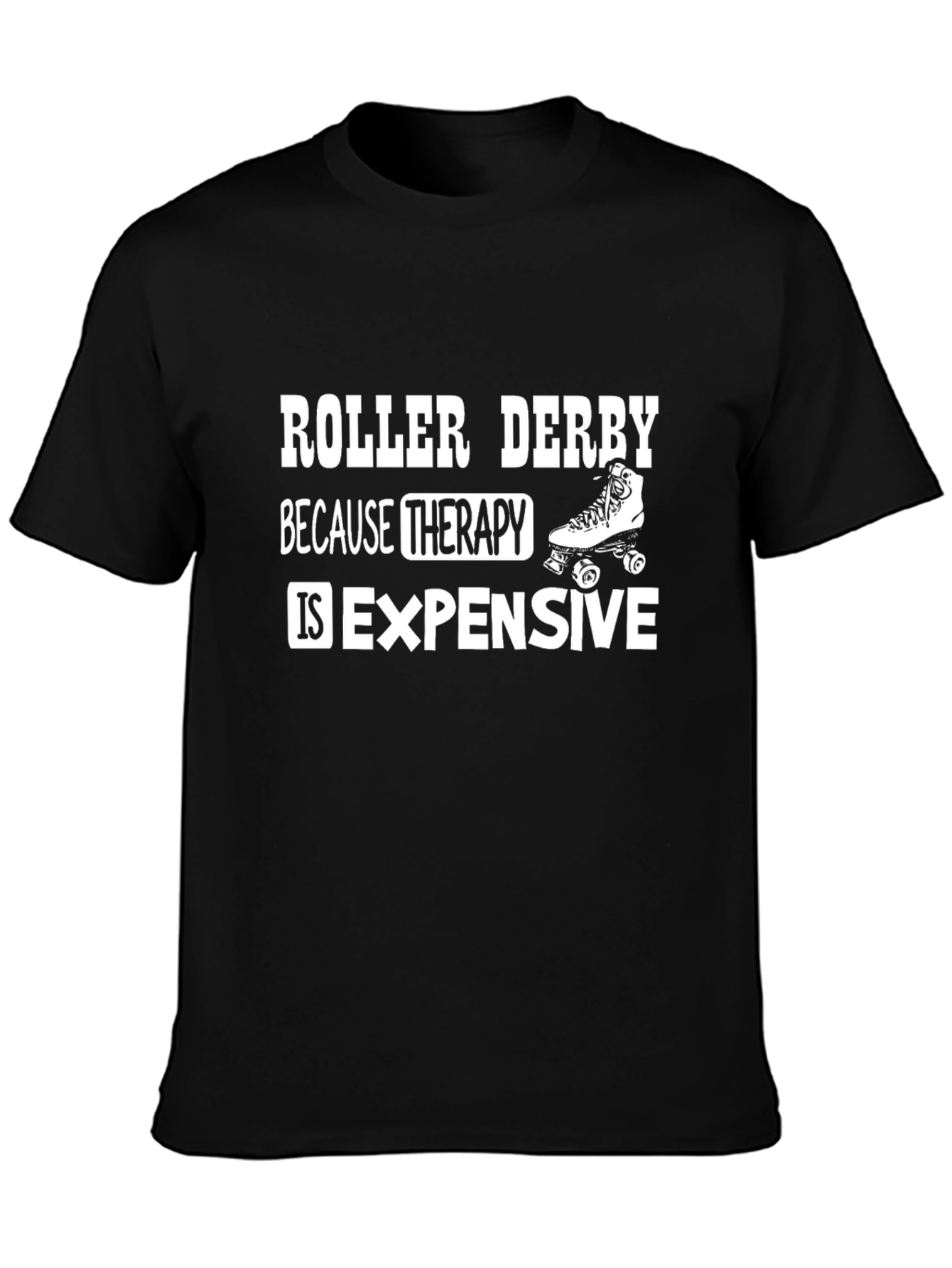 Roller Derby Therapy T-Shirt - Funny Skating Tee