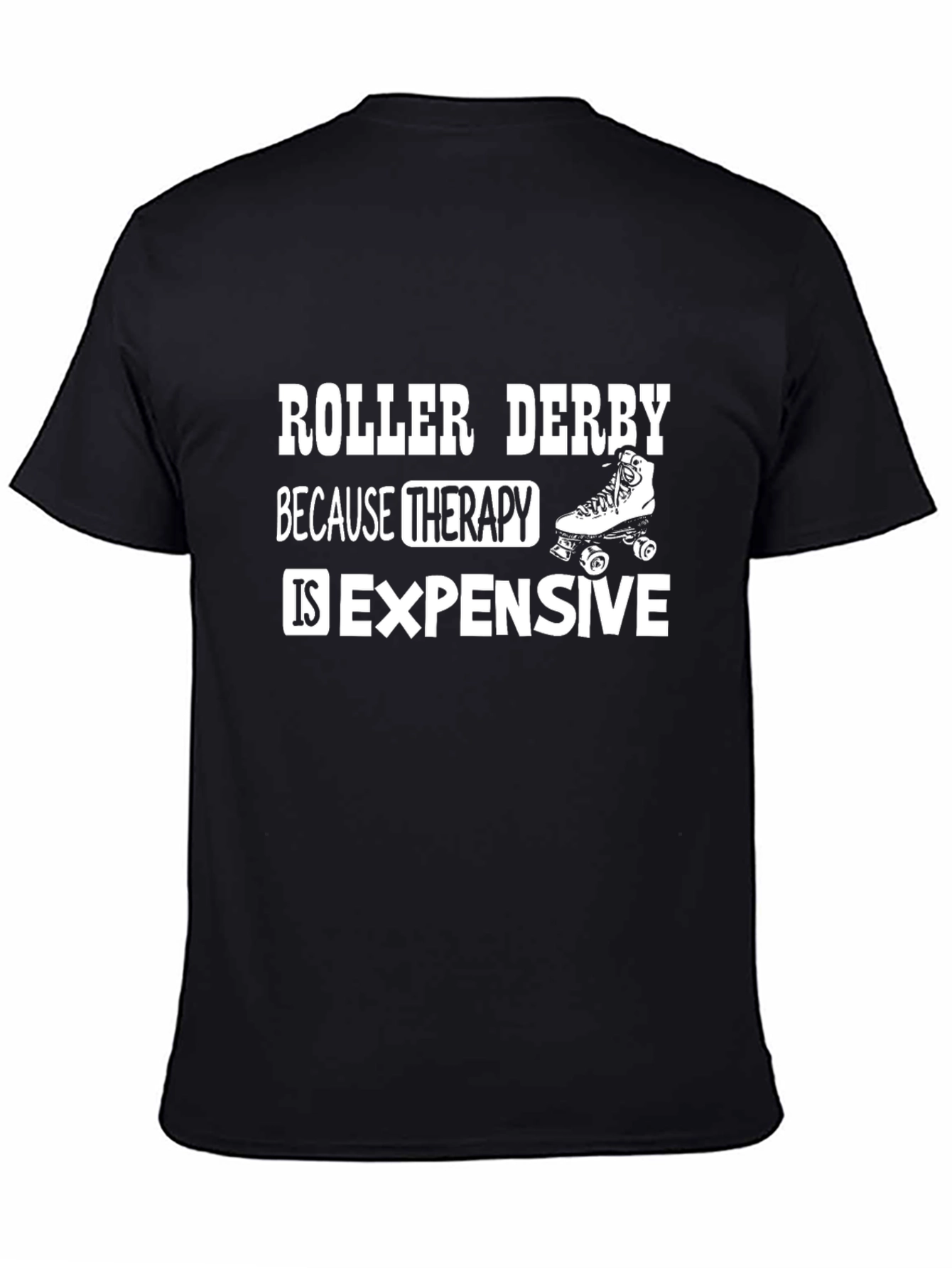 Roller Derby Therapy T-Shirt - Funny Skating Tee