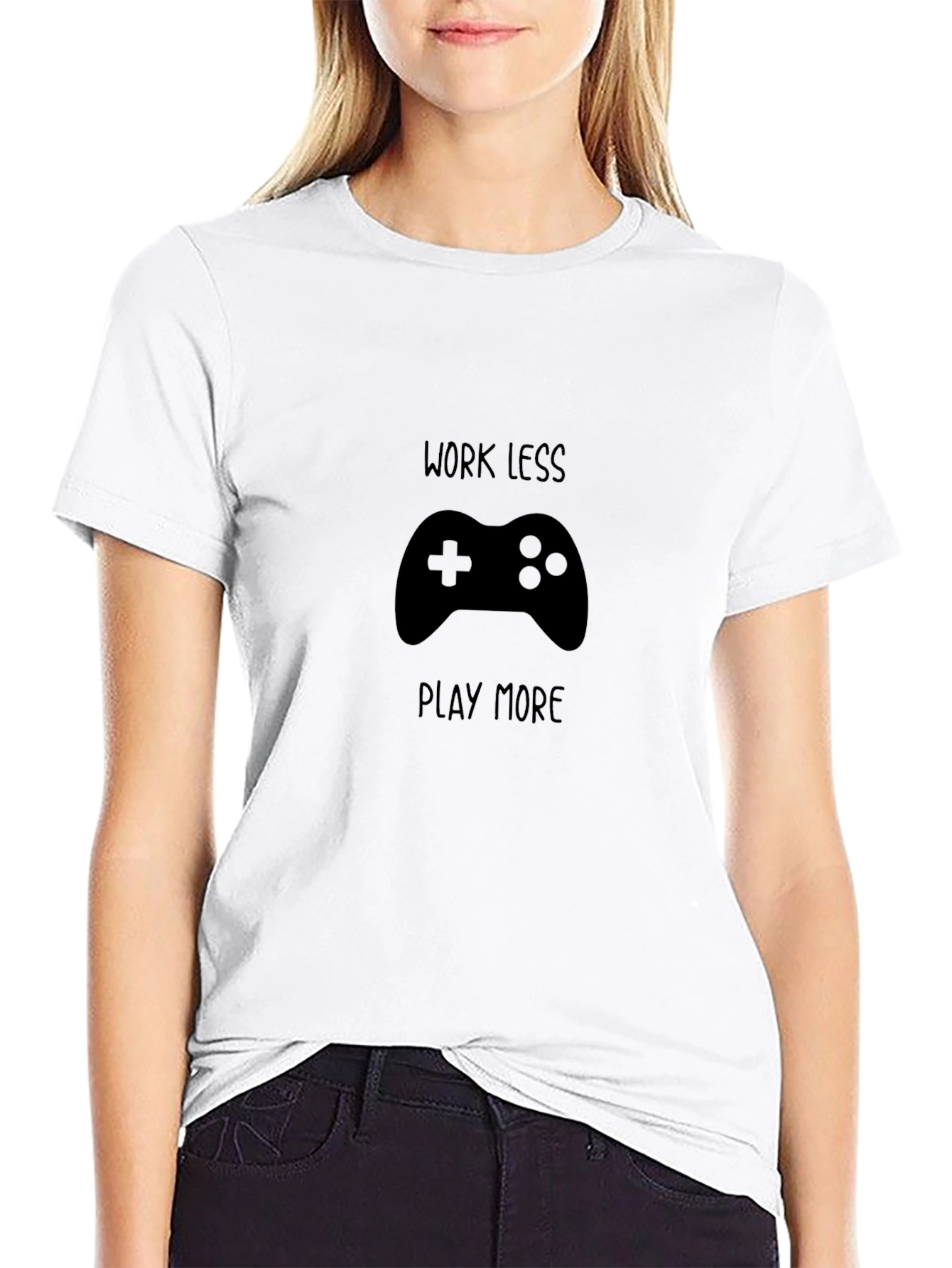 Work Less Play More Gaming T-Shirt