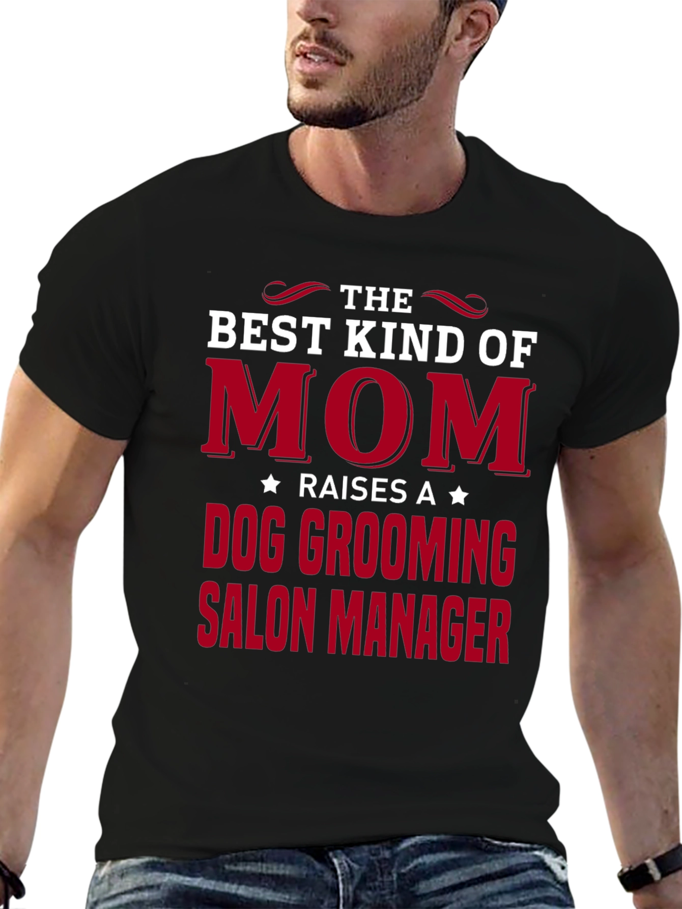 Dog Grooming Salon Manager Mom T-Shirt
