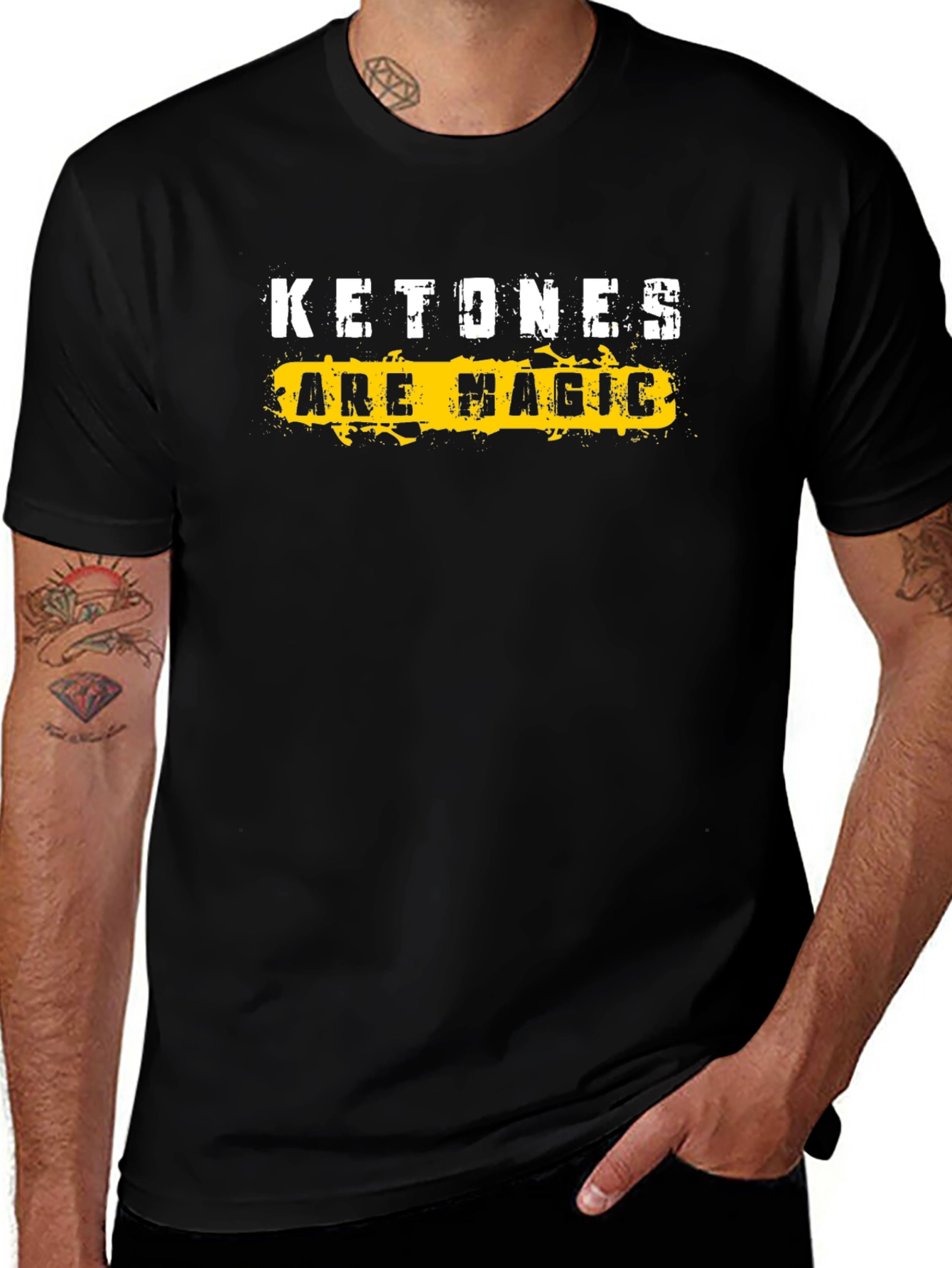 Ketones Are Magic Graphic Tee - Black