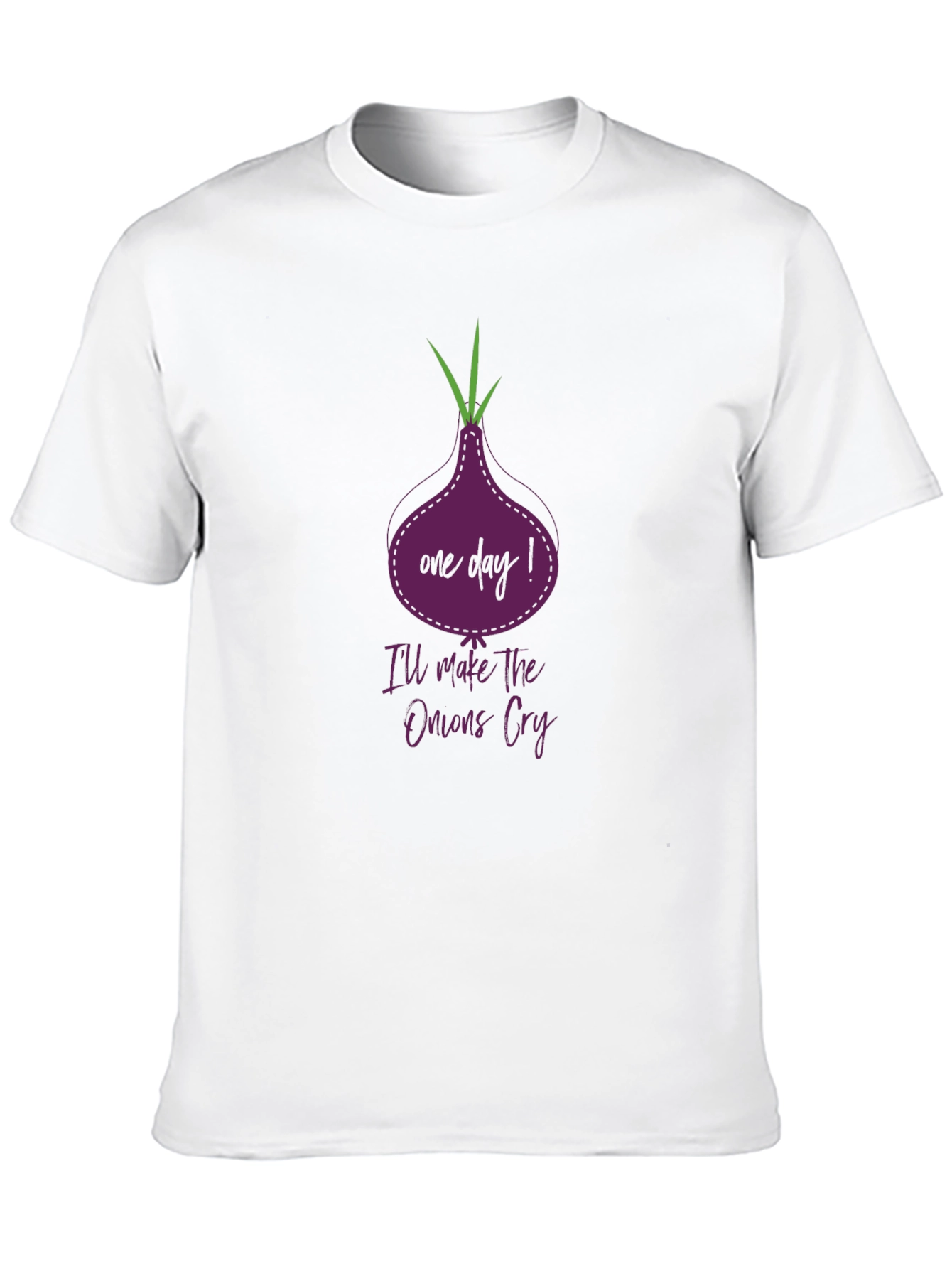 One Day Onion Graphic T-Shirt - Foodie Fun
