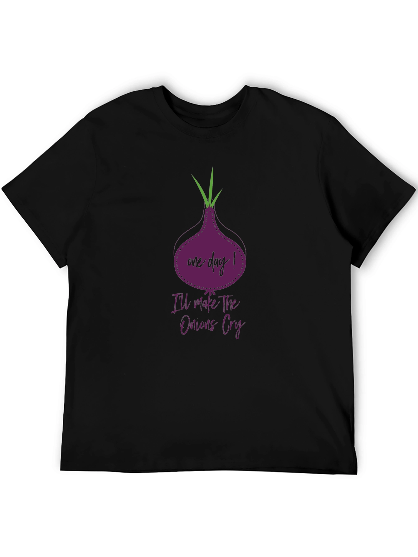 One Day Onion Graphic T-Shirt - Foodie Fun