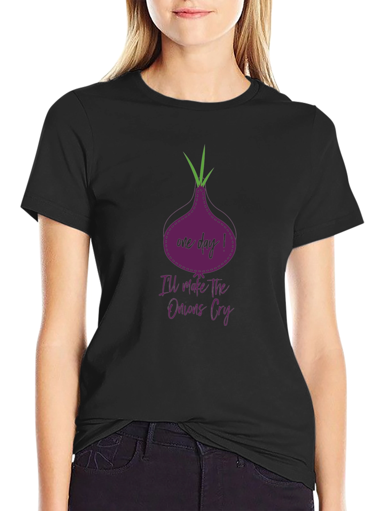 One Day Onion Graphic T-Shirt - Foodie Fun