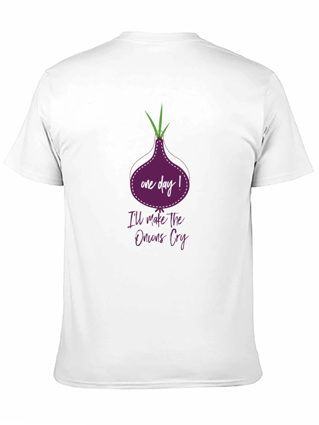One Day Onion Graphic T-Shirt - Foodie Fun