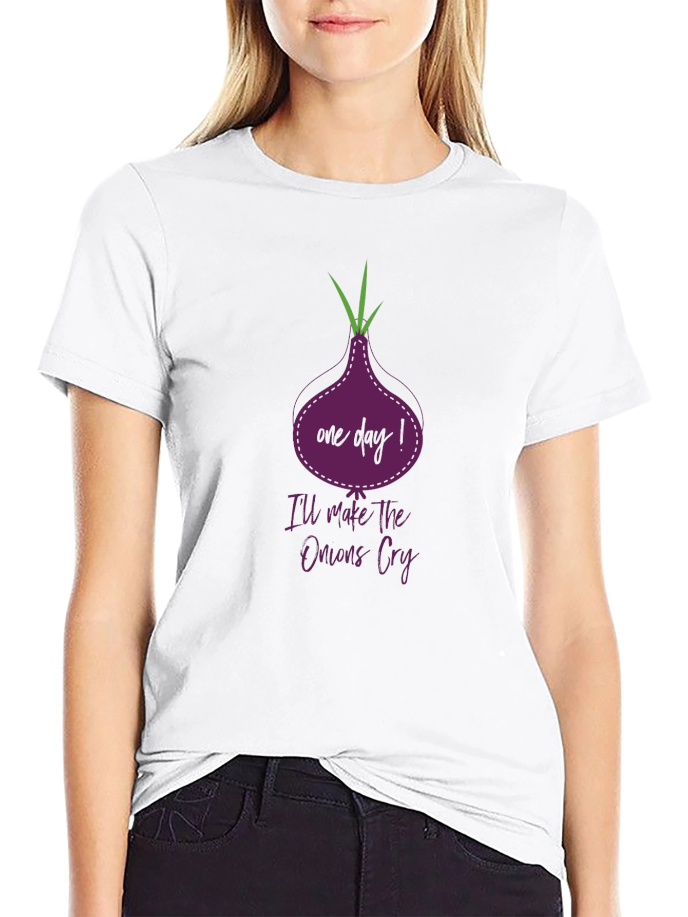 One Day Onion Graphic T-Shirt - Foodie Fun