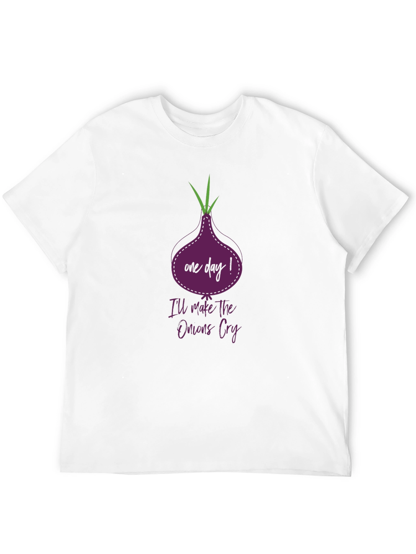 One Day Onion Graphic T-Shirt - Foodie Fun