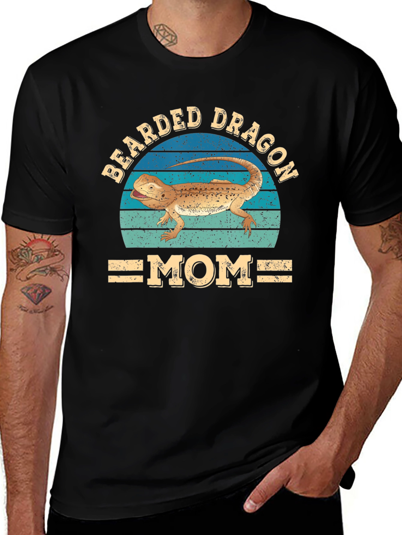 Bearded Dragon Mom Graphic Tee