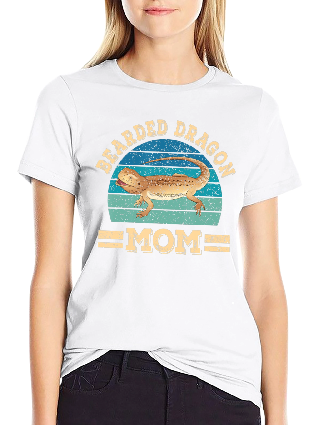 Bearded Dragon Mom Graphic Tee