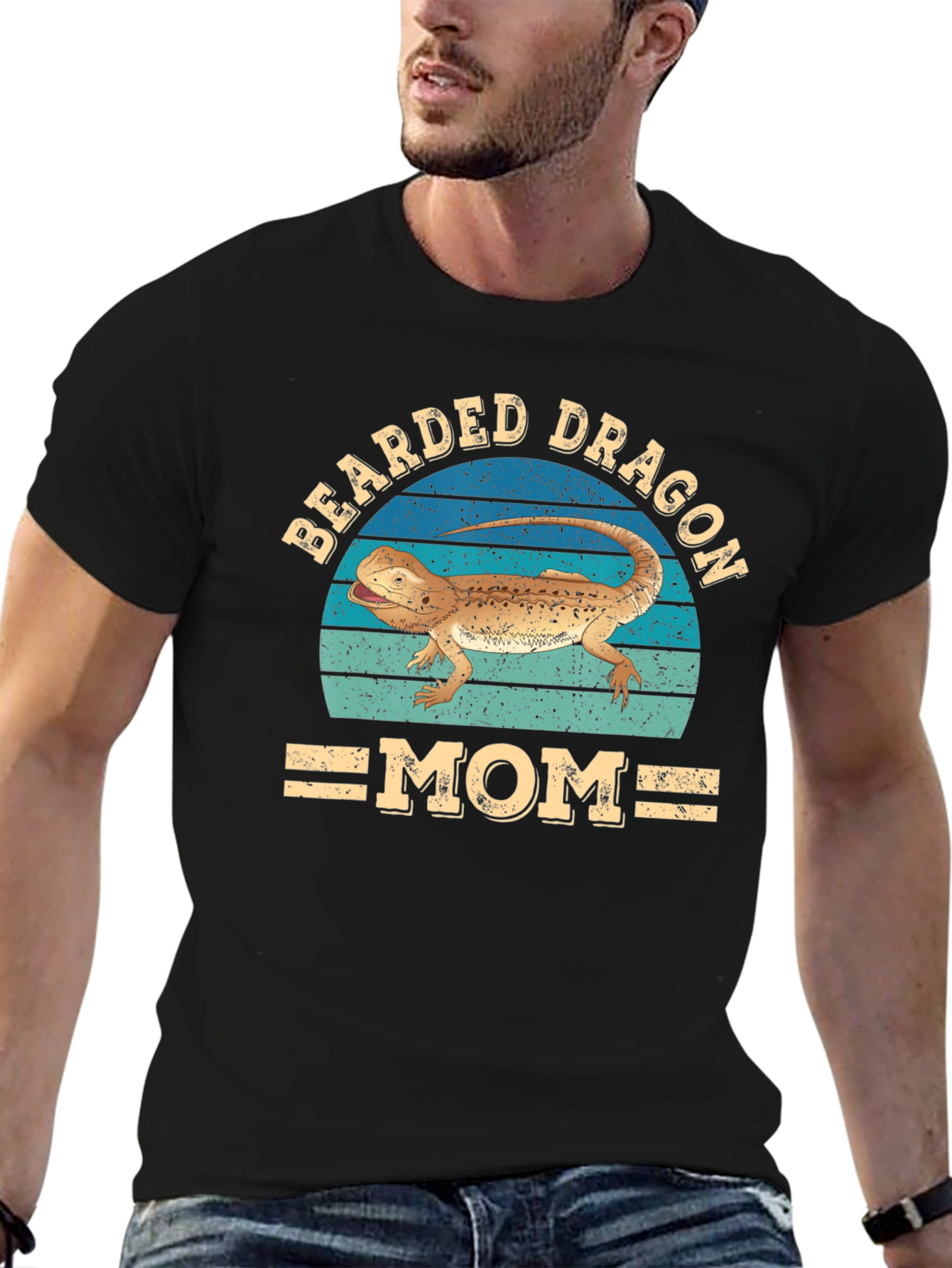 Bearded Dragon Mom Graphic Tee