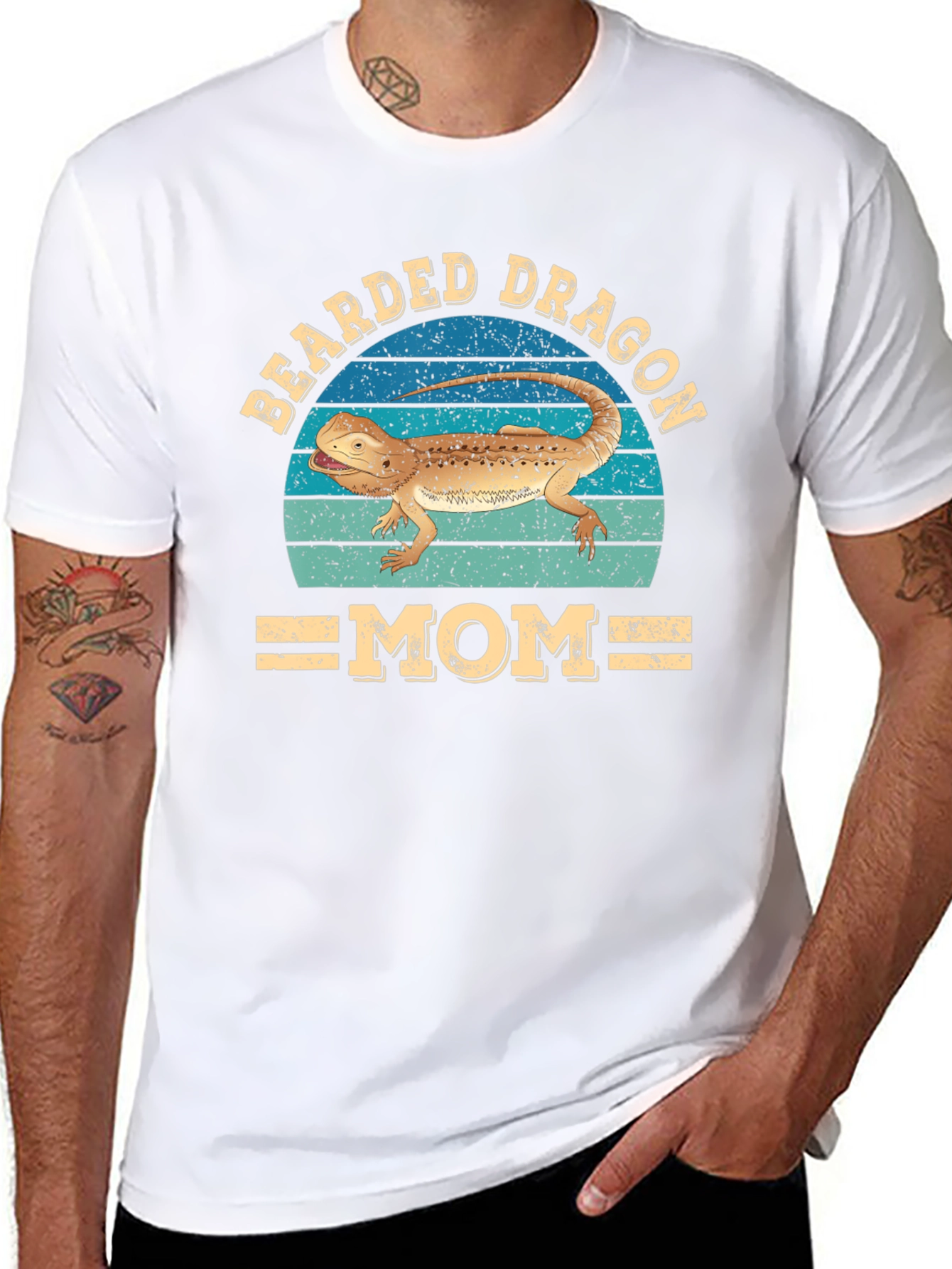 Bearded Dragon Mom Graphic Tee