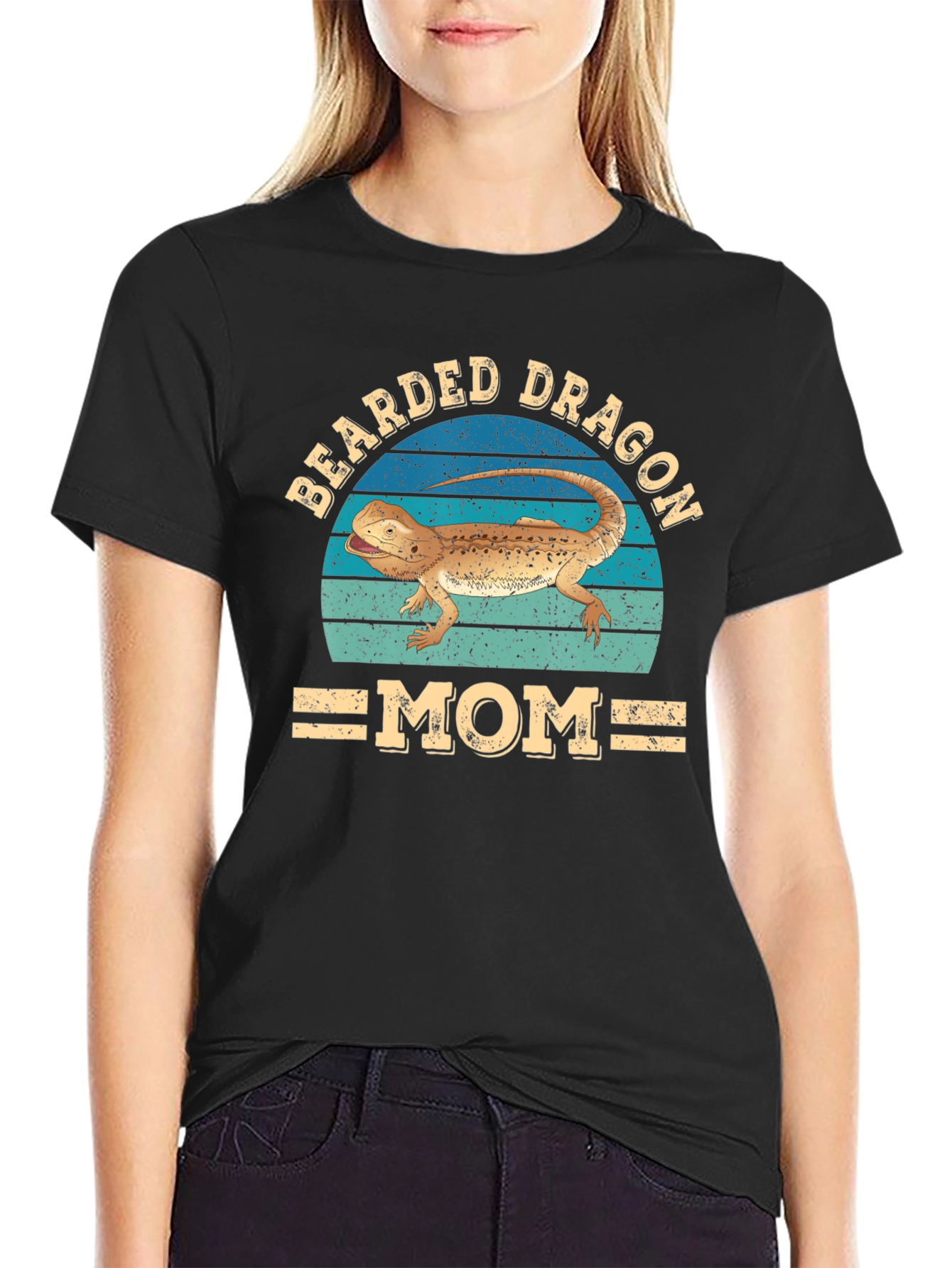 Bearded Dragon Mom Graphic Tee