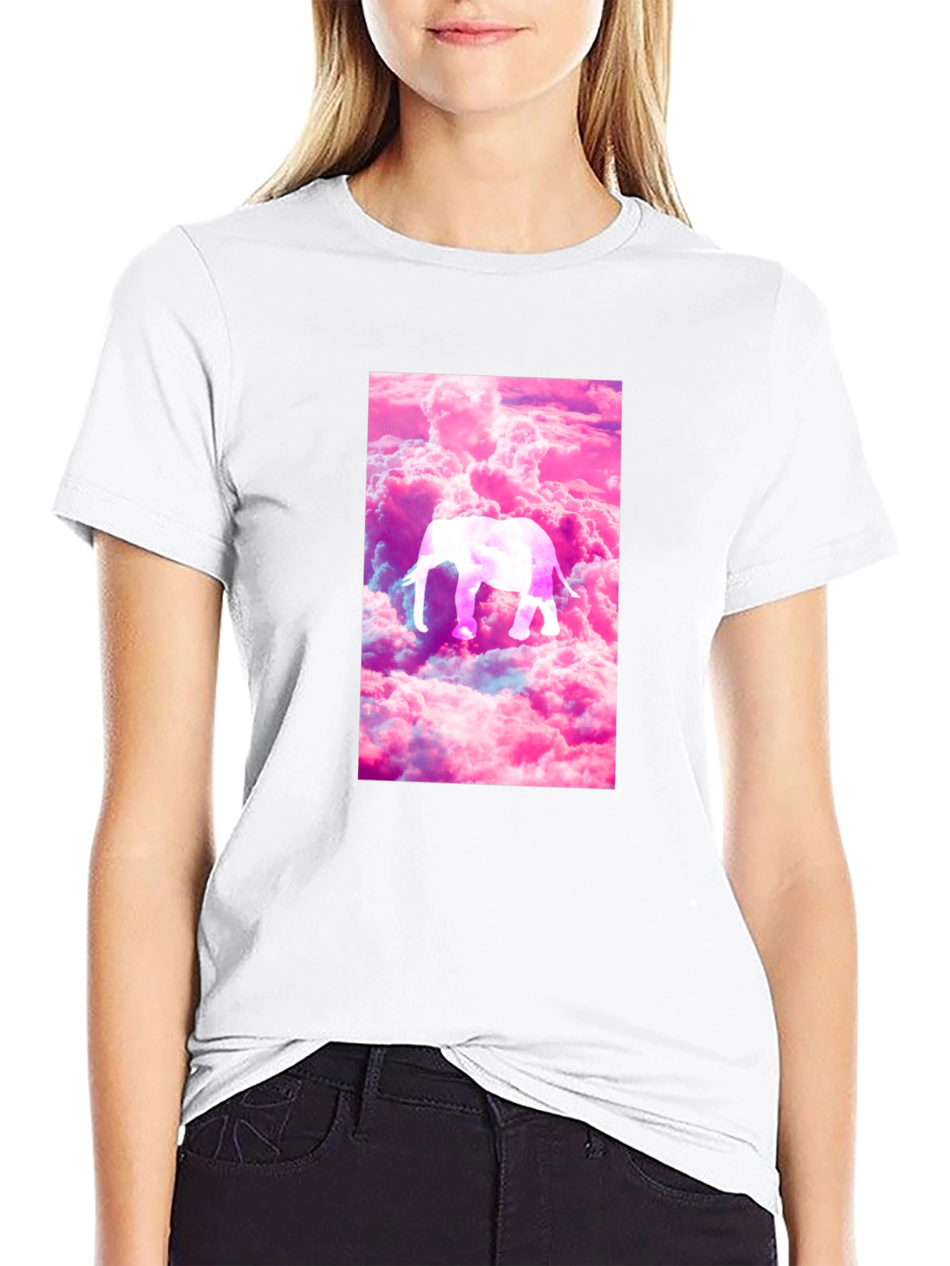 Elephant Cloud T-Shirt - Unique Graphic Tee