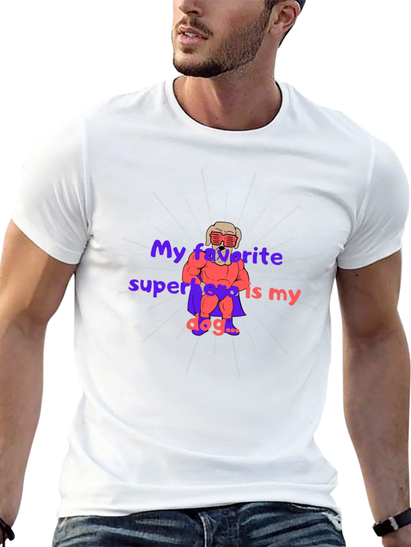 My Favorite Superhero is My Dog T-Shirt