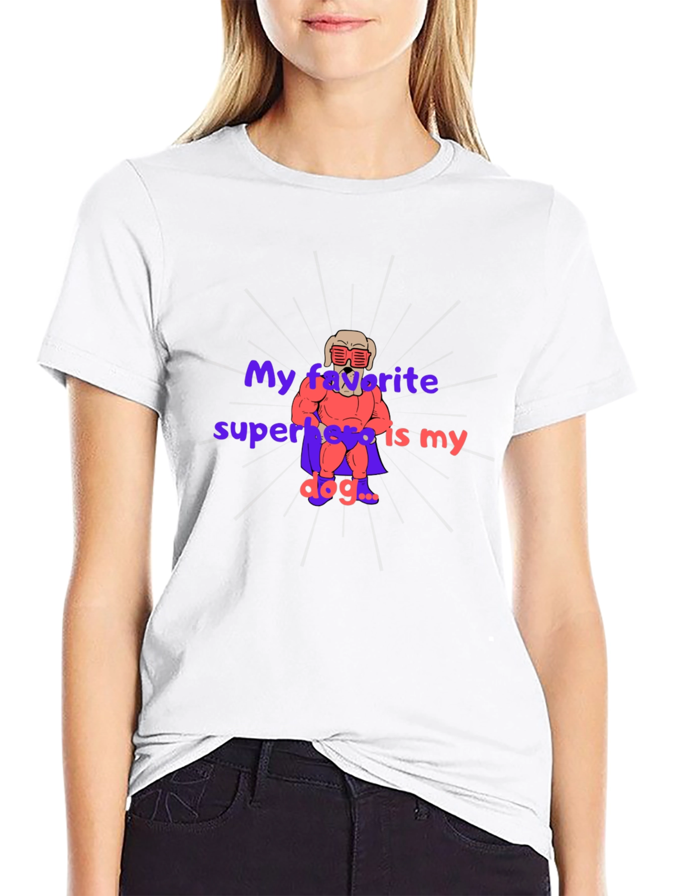 My Favorite Superhero is My Dog T-Shirt