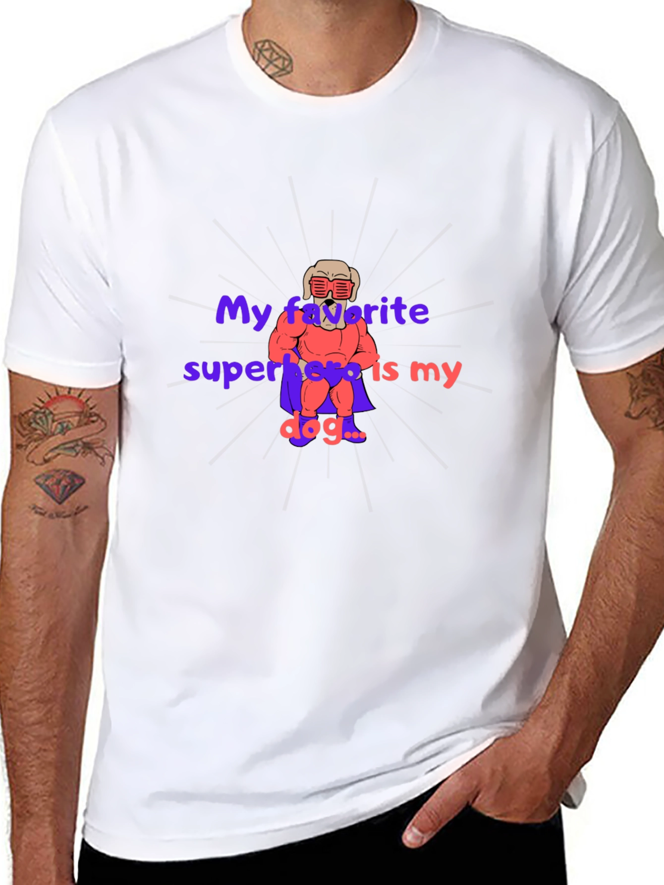 My Favorite Superhero is My Dog T-Shirt