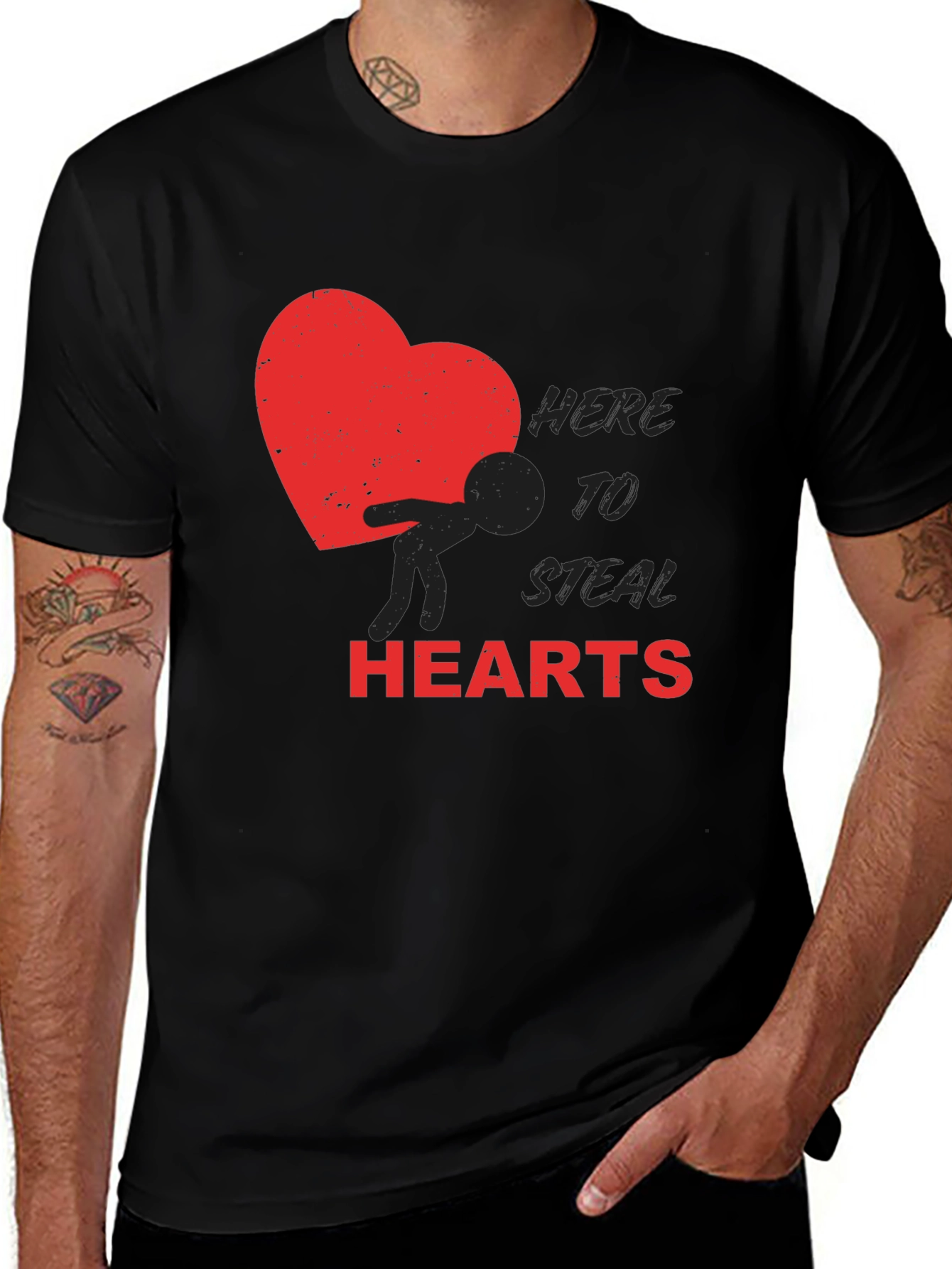 Here to Steal Hearts Graphic Tee
