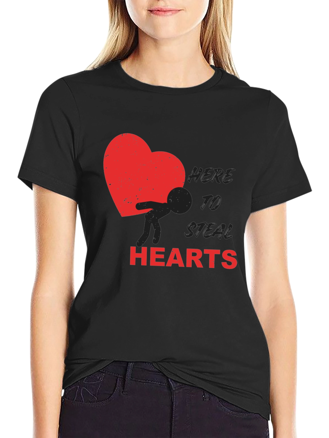 Here to Steal Hearts Graphic Tee