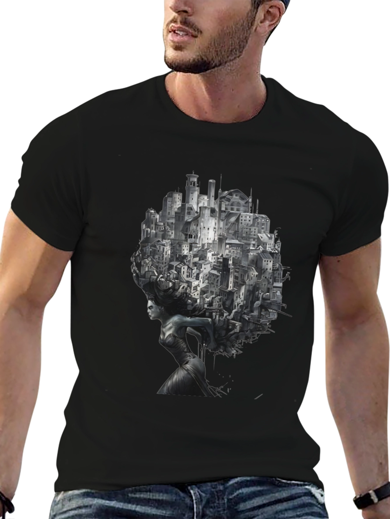 Urban Dreamscape Graphic T-Shirt
