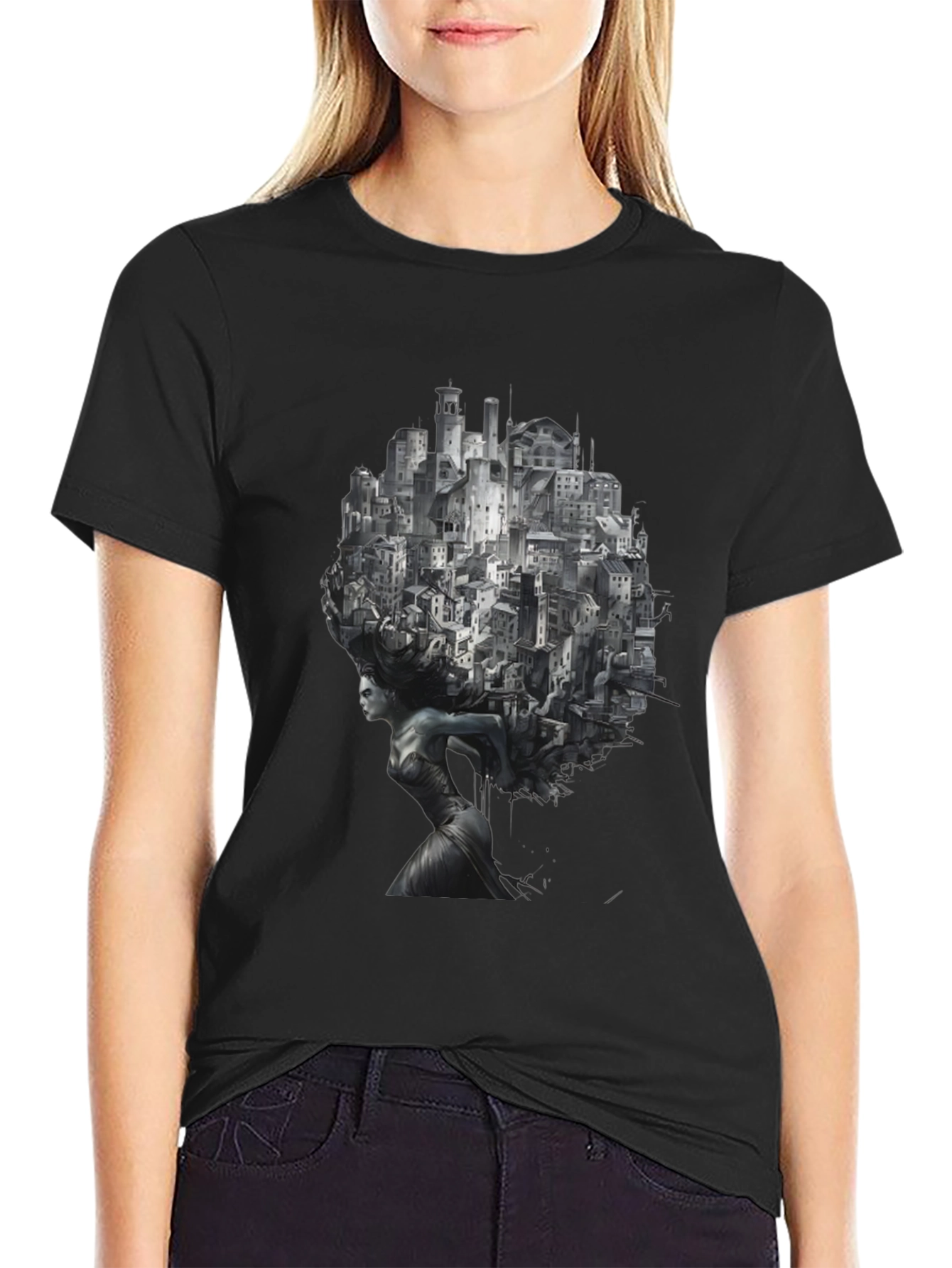 Urban Dreamscape Graphic T-Shirt