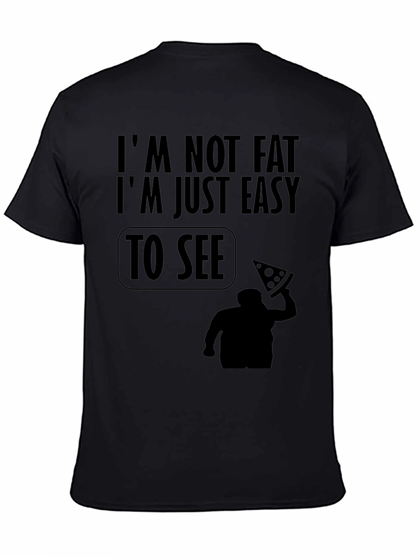 Funny Easy to See Graphic Mens T-Shirt