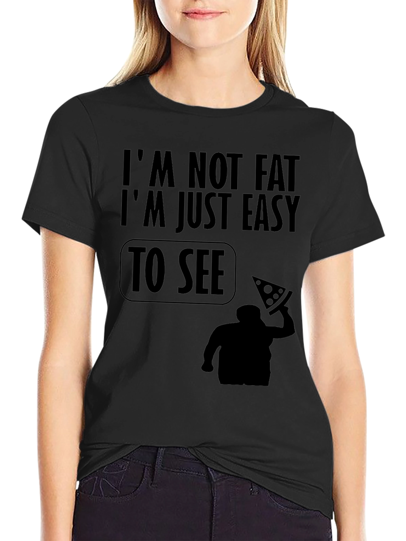 Funny Easy to See Graphic Mens T-Shirt