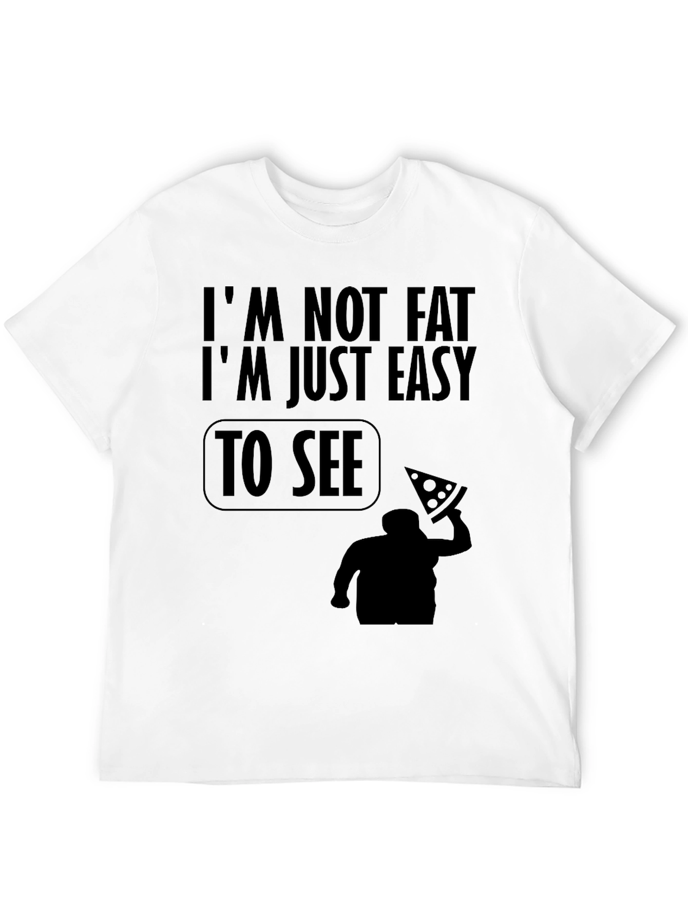 Funny Easy to See Graphic Mens T-Shirt