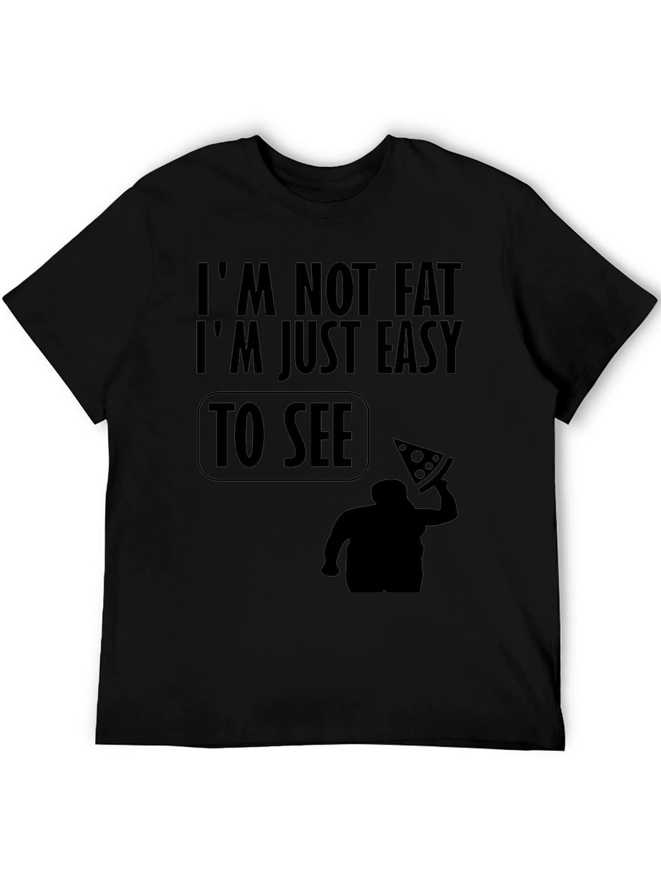 Funny Easy to See Graphic Mens T-Shirt