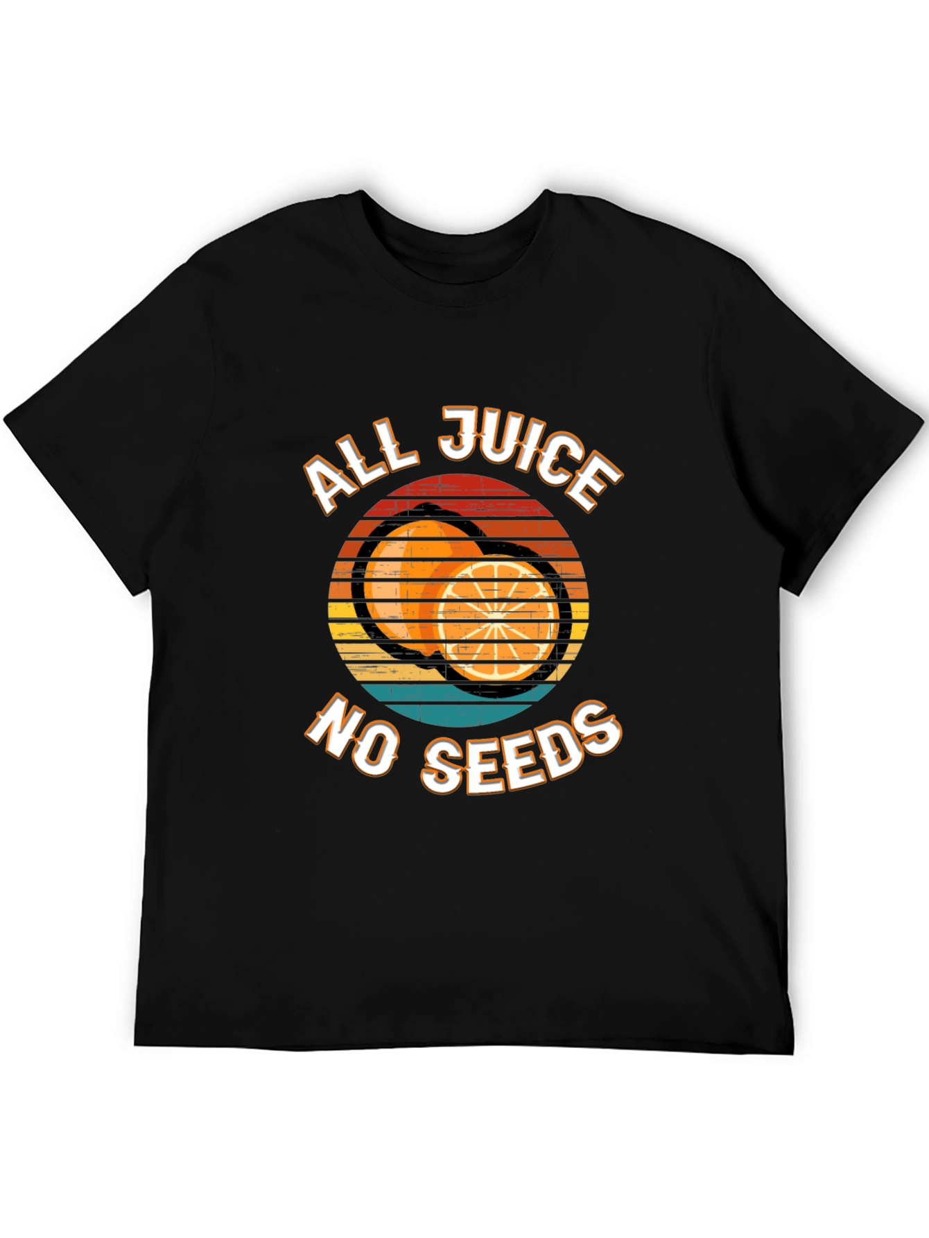 All Juice No Seeds Graphic Tee - Black