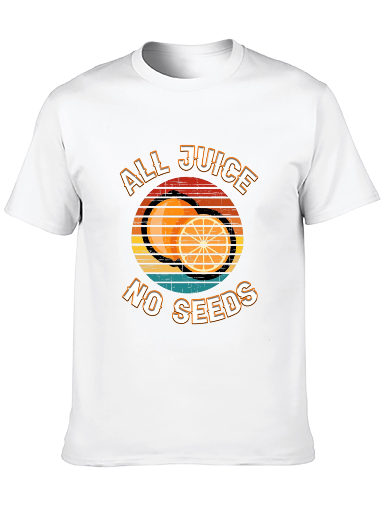 All Juice No Seeds Graphic Tee - Black