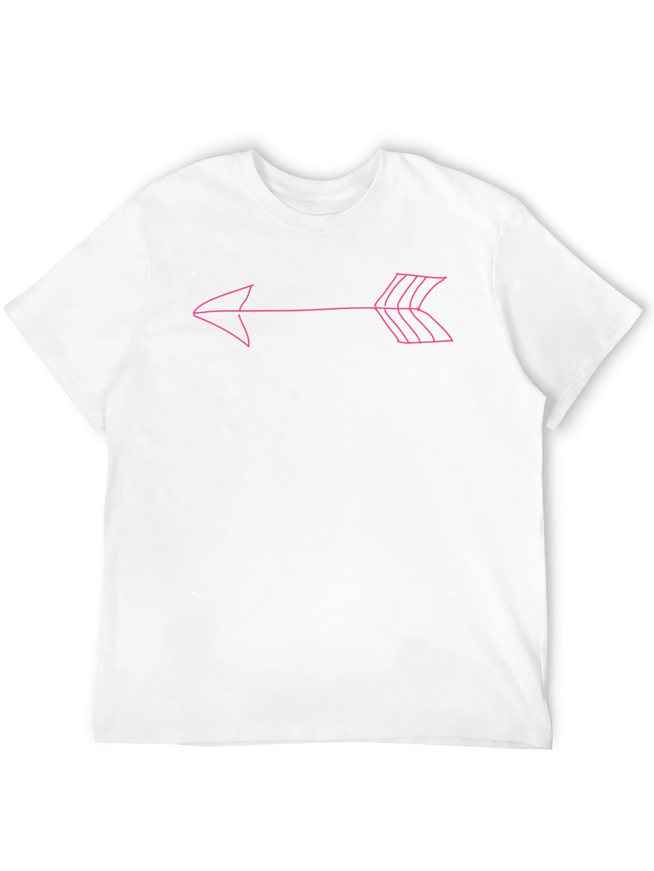 Arrow Graphic Tee - Casual Black T-Shirt