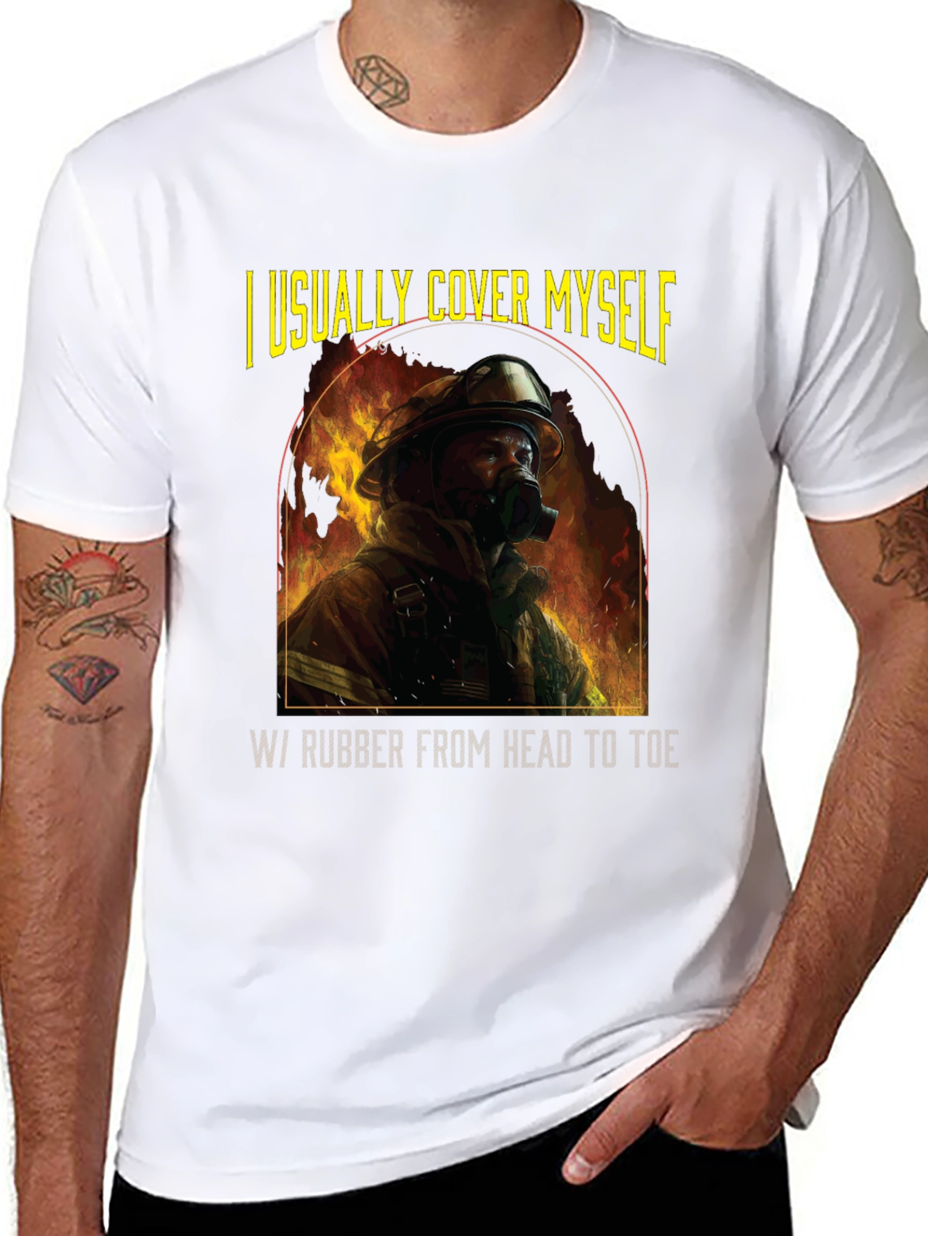 Firefighter Rubber Gear T-Shirt