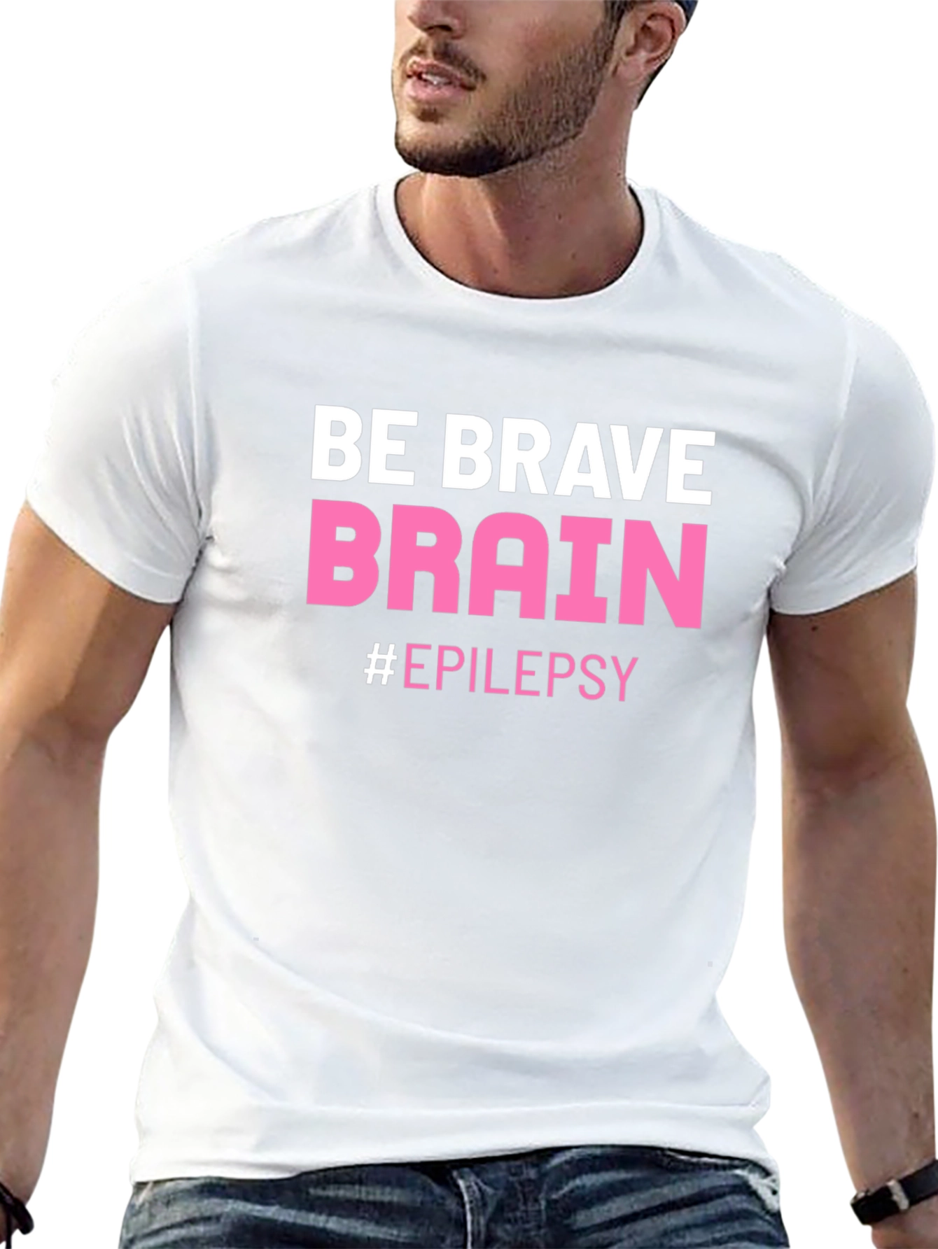 Be Brave Brain Epilepsy Awareness T-Shirt