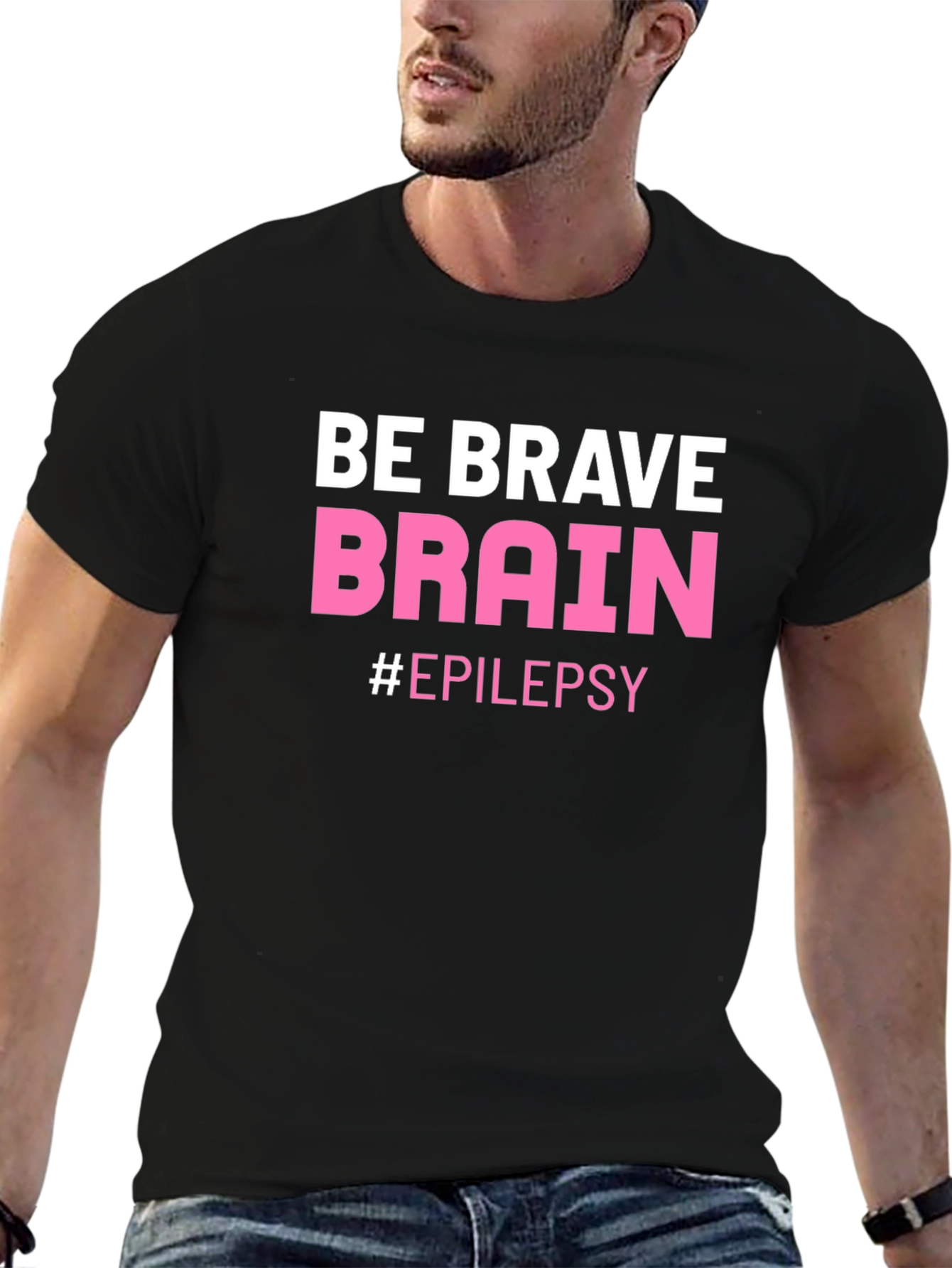 Be Brave Brain Epilepsy Awareness T-Shirt