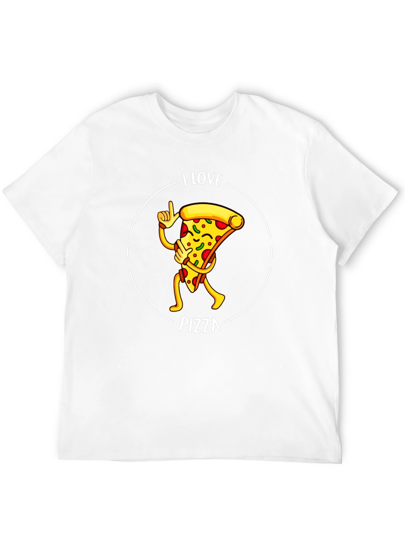 I Love Pizza Graphic T-Shirt