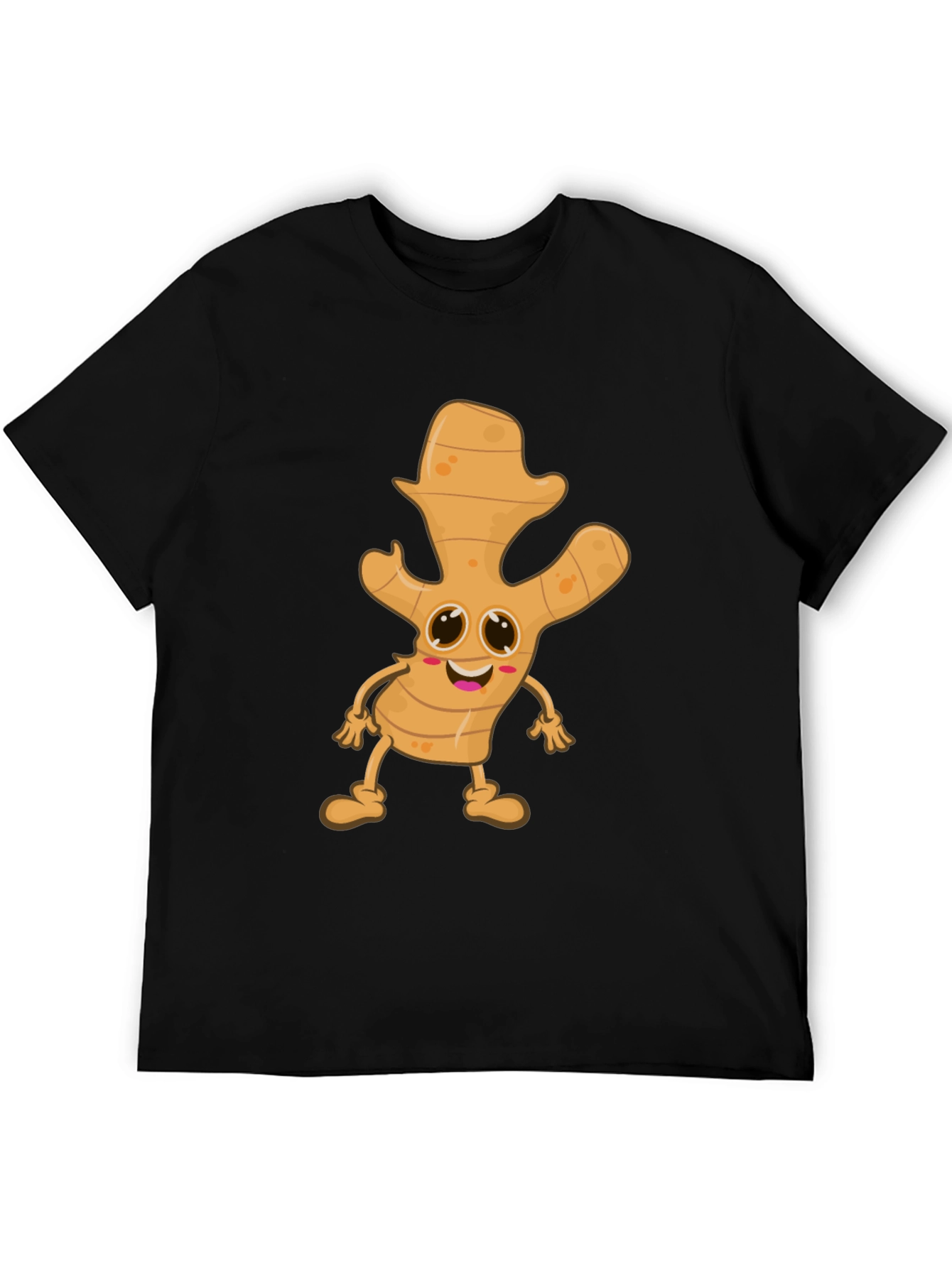 Ginger Character Black T-Shirt