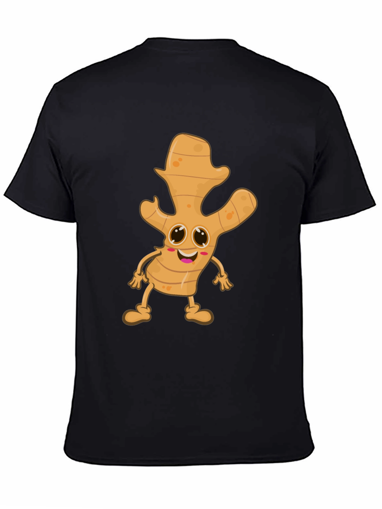 Ginger Character Black T-Shirt