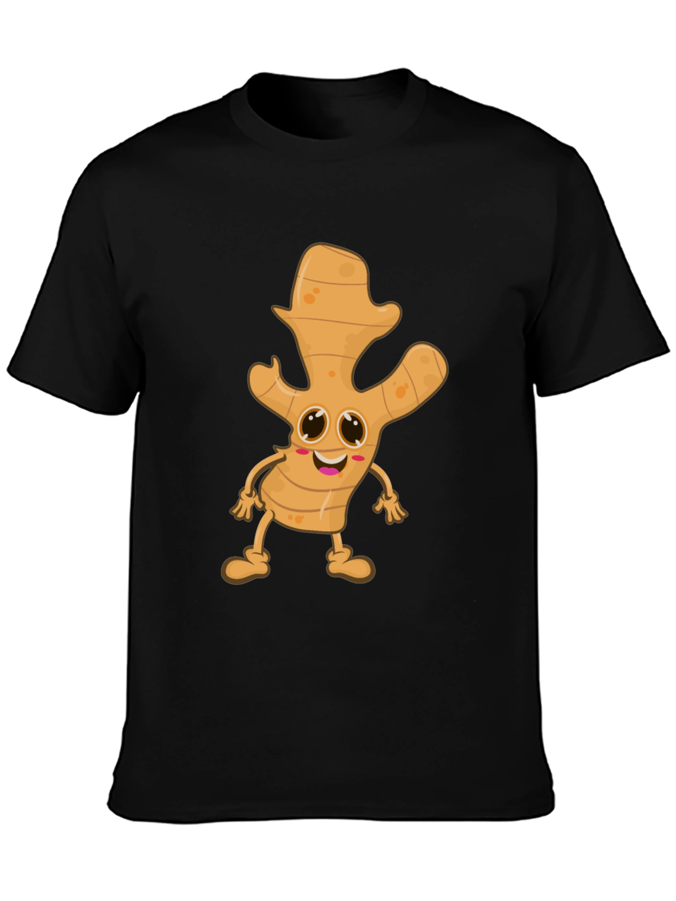 Ginger Character Black T-Shirt