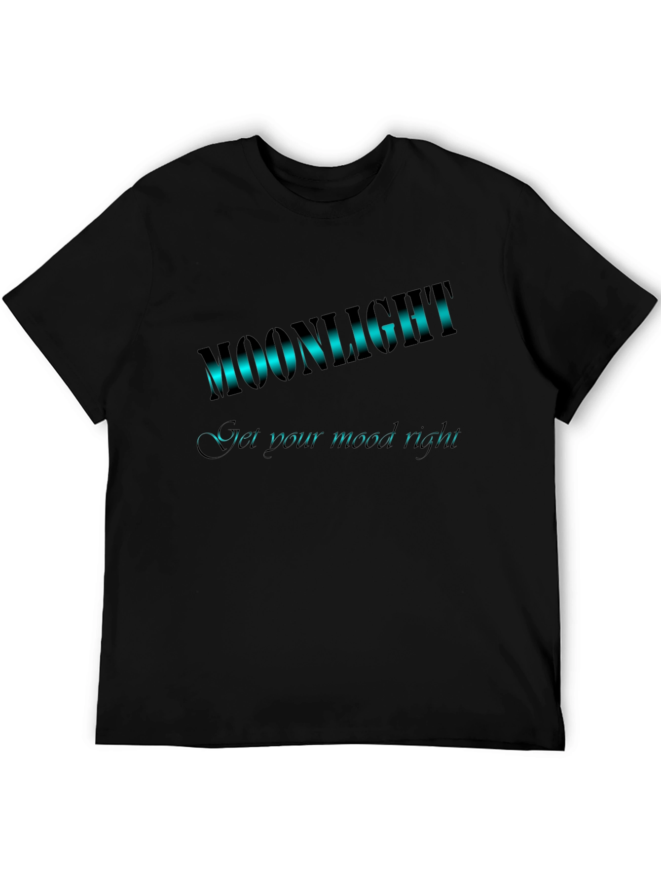Moonlight Graphic T-Shirt - Black Tee
